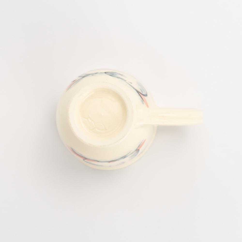 マグカップ おやすみ猫I 工房咲楽 - Handcrafted Japanese pottery from Kyoto - Kyo ware / Kiyomizu ware.