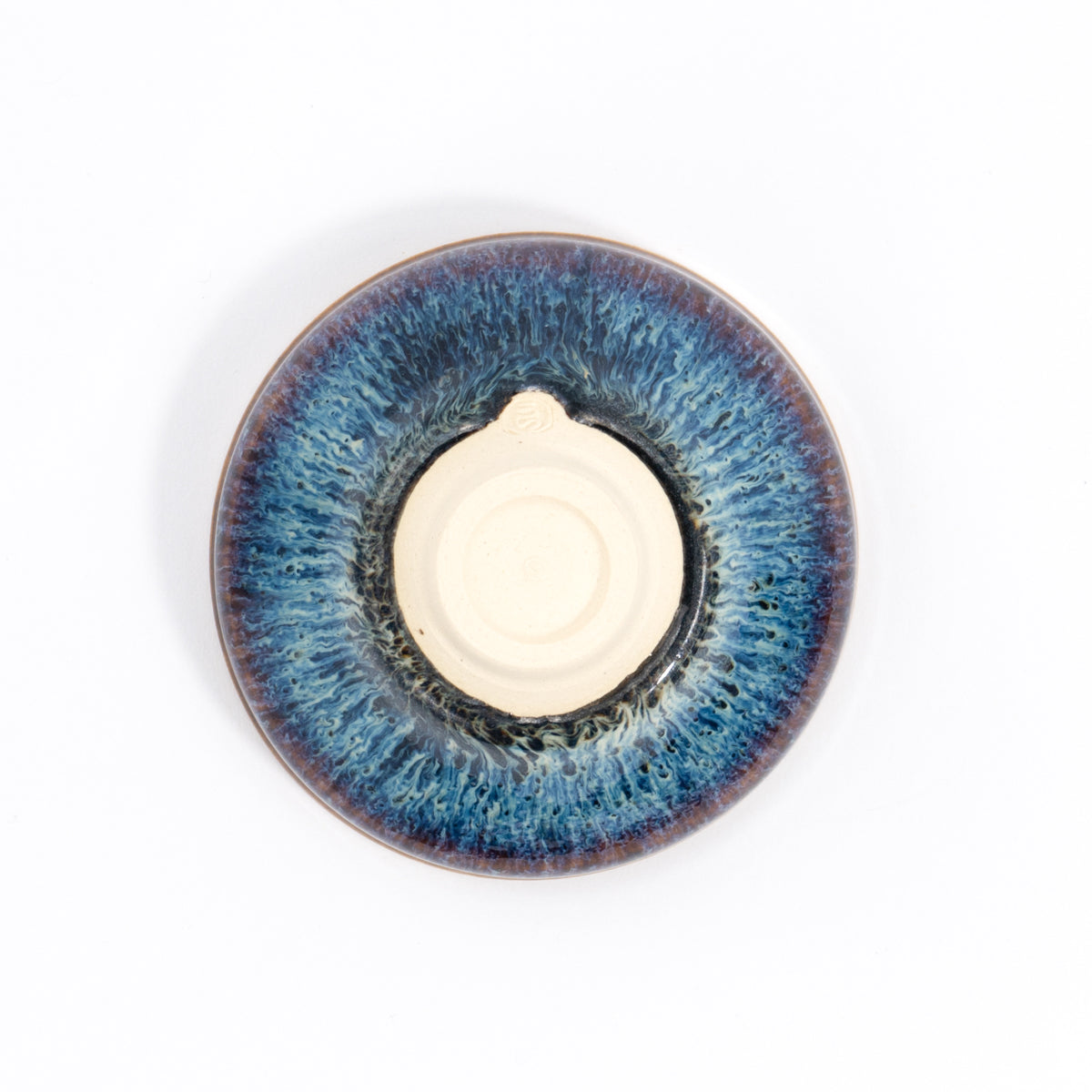 ぐい呑 流星A 和泉良法 - Handcrafted Japanese pottery from Kyoto - Kyo ware / Kiyomizu ware.