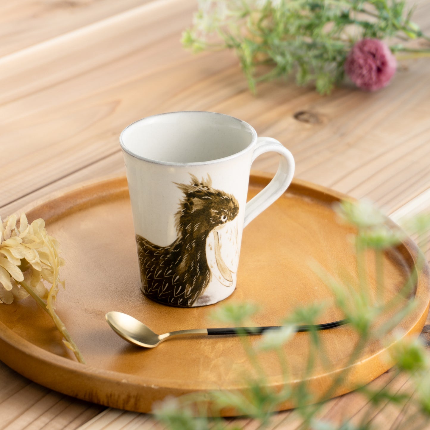 【清水焼】コーヒーカップ ハシビロコウA 澤田卓伸 KOTOPOTTER