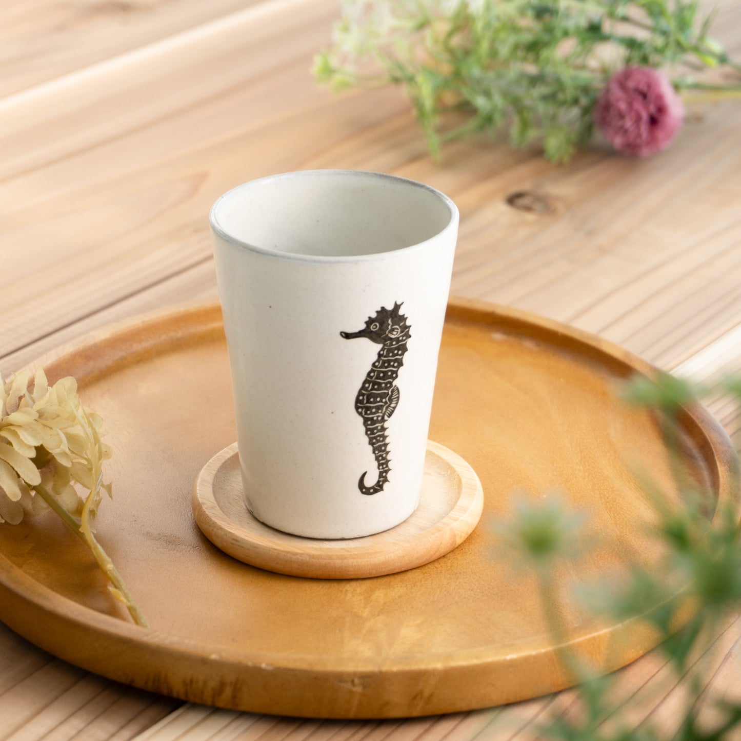 【清水焼】タンブラー タツノオトシゴ 澤田卓伸 KOTOPOTTER