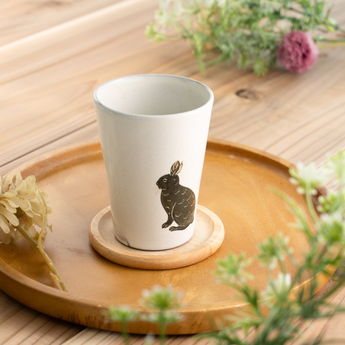 【清水焼】タンブラー ウサギ 澤田卓伸 KOTOPOTTER