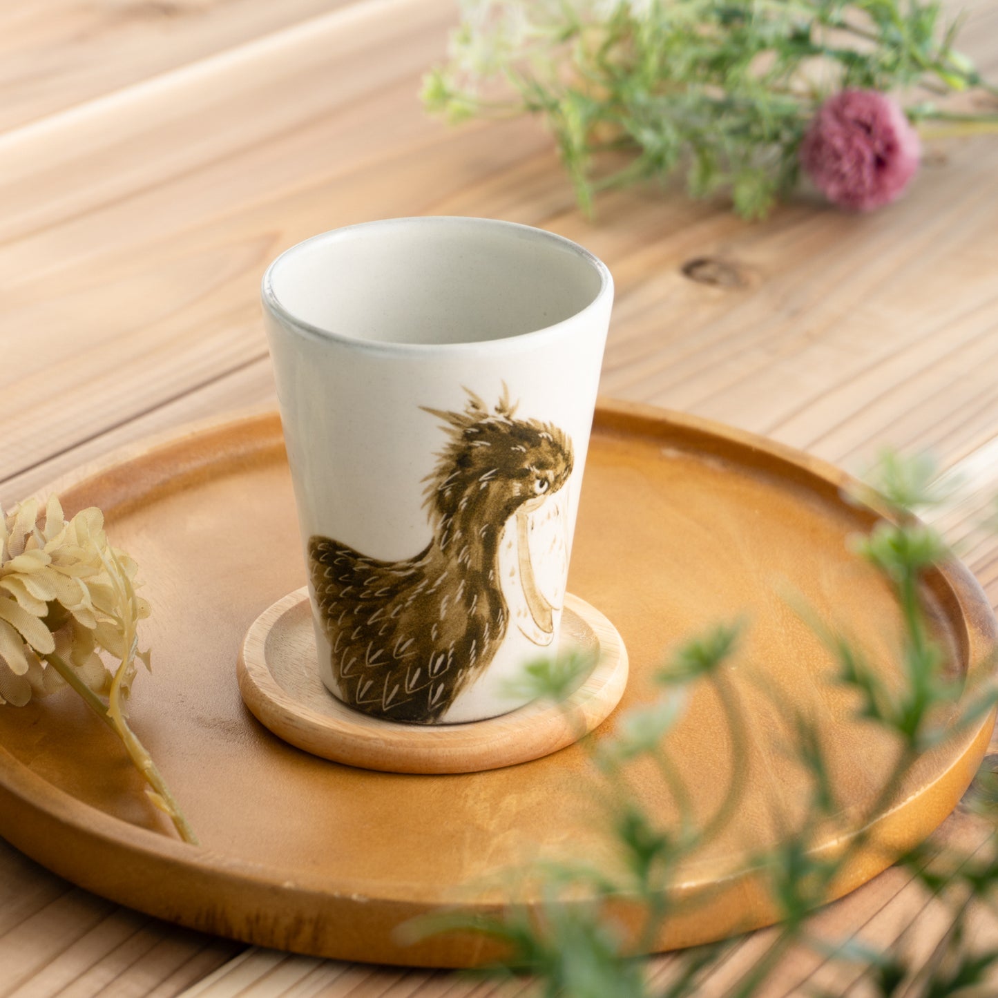 【清水焼】タンブラー ハシビロコウC 澤田卓伸 KOTOPOTTER