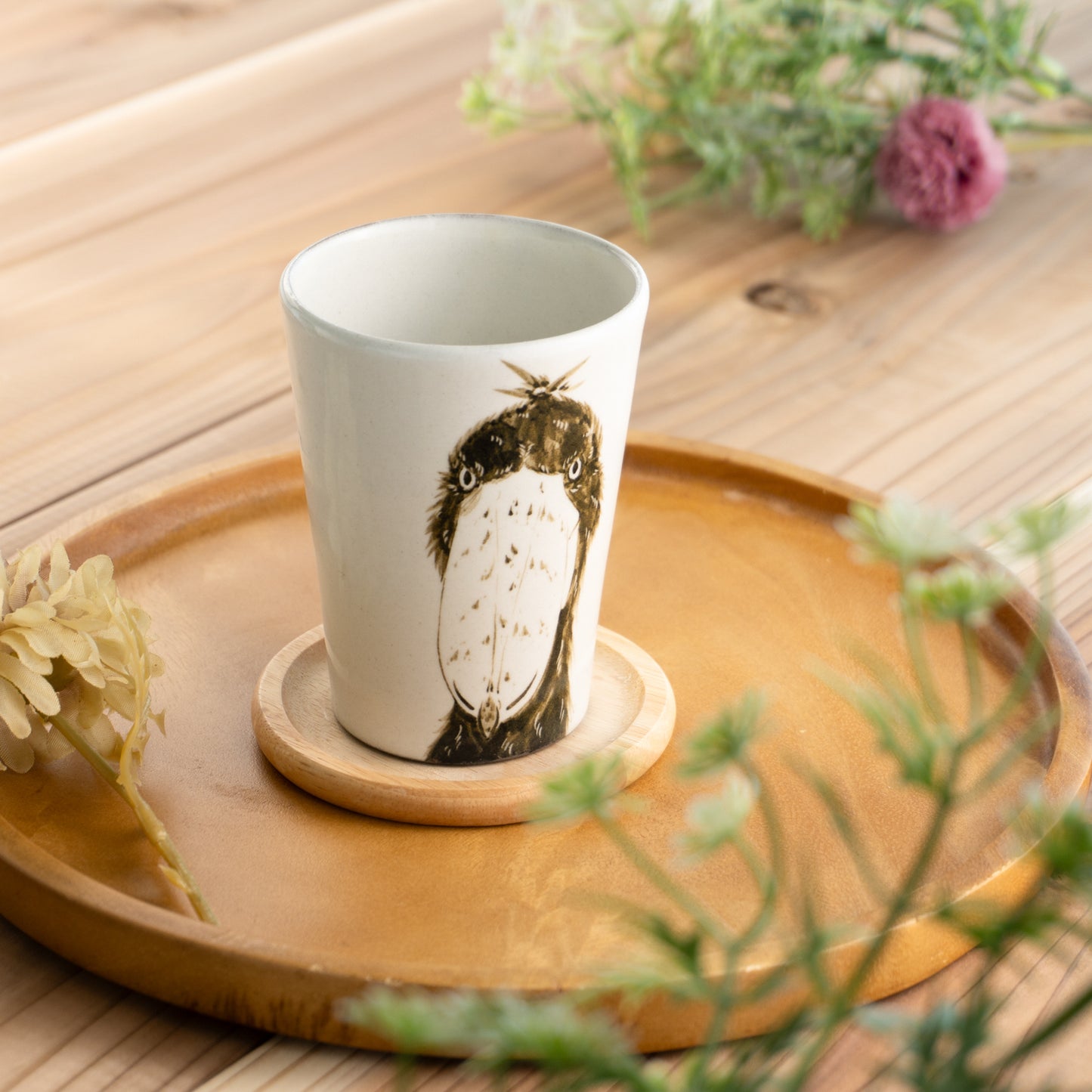 【清水焼】タンブラー ハシビロコウA 澤田卓伸 KOTOPOTTER