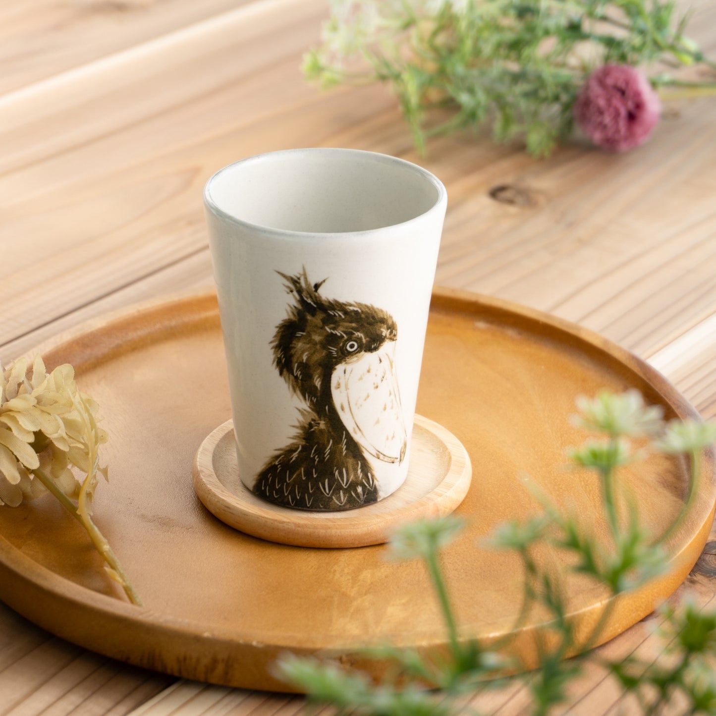 【清水焼】タンブラー ハシビロコウB 澤田卓伸 KOTOPOTTER