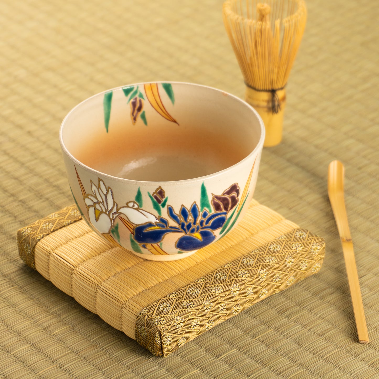 【清水焼】抹茶碗 アヤメ 亨 KOTOPOTTER