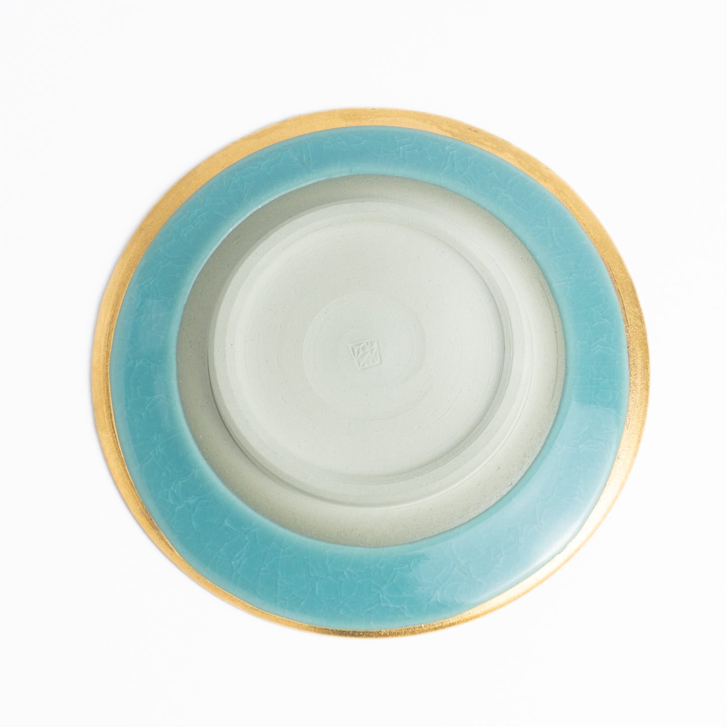 【清水焼】ディッシュ 亀甲貫入ブルー 陶仙窯 KOTOPOTTER