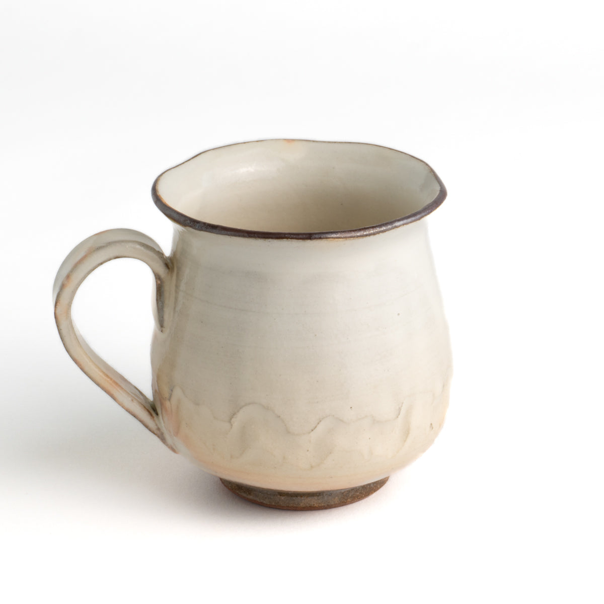 マグカップ 松 俊山窯 - Handcrafted Japanese pottery from Kyoto - Kyo ware / Kiyomizu ware.