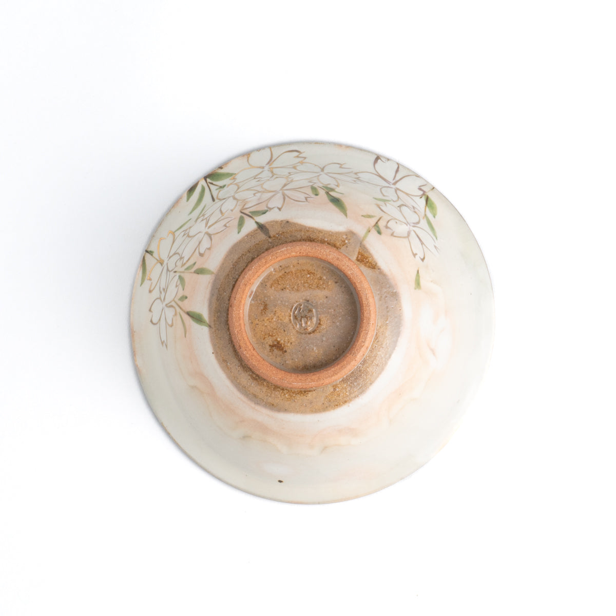 飯碗 桜 俊山窯 - Handcrafted Japanese pottery from Kyoto - Kyo ware / Kiyomizu ware.