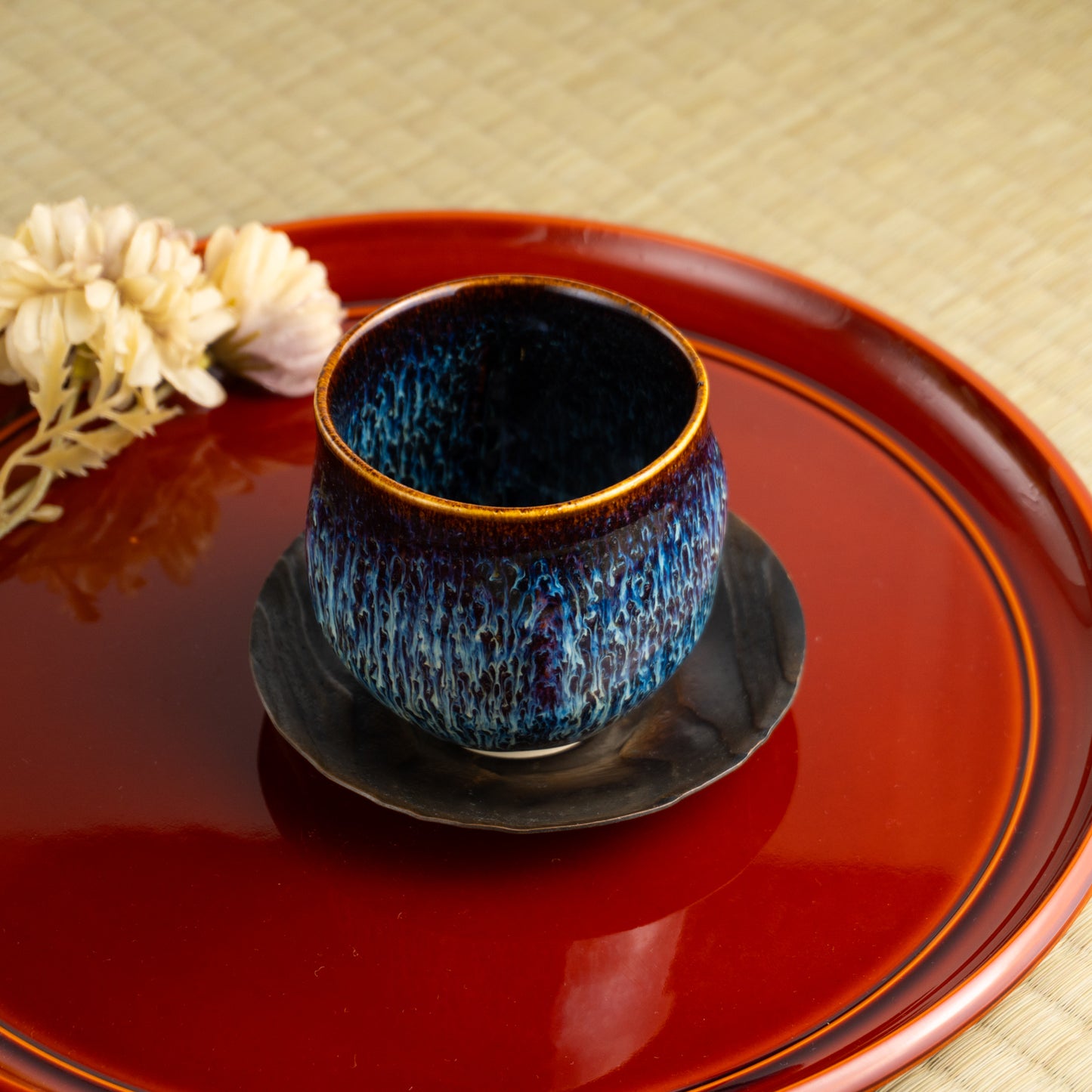 【清水焼】湯呑 流星 和泉良法 KOTOPOTTER