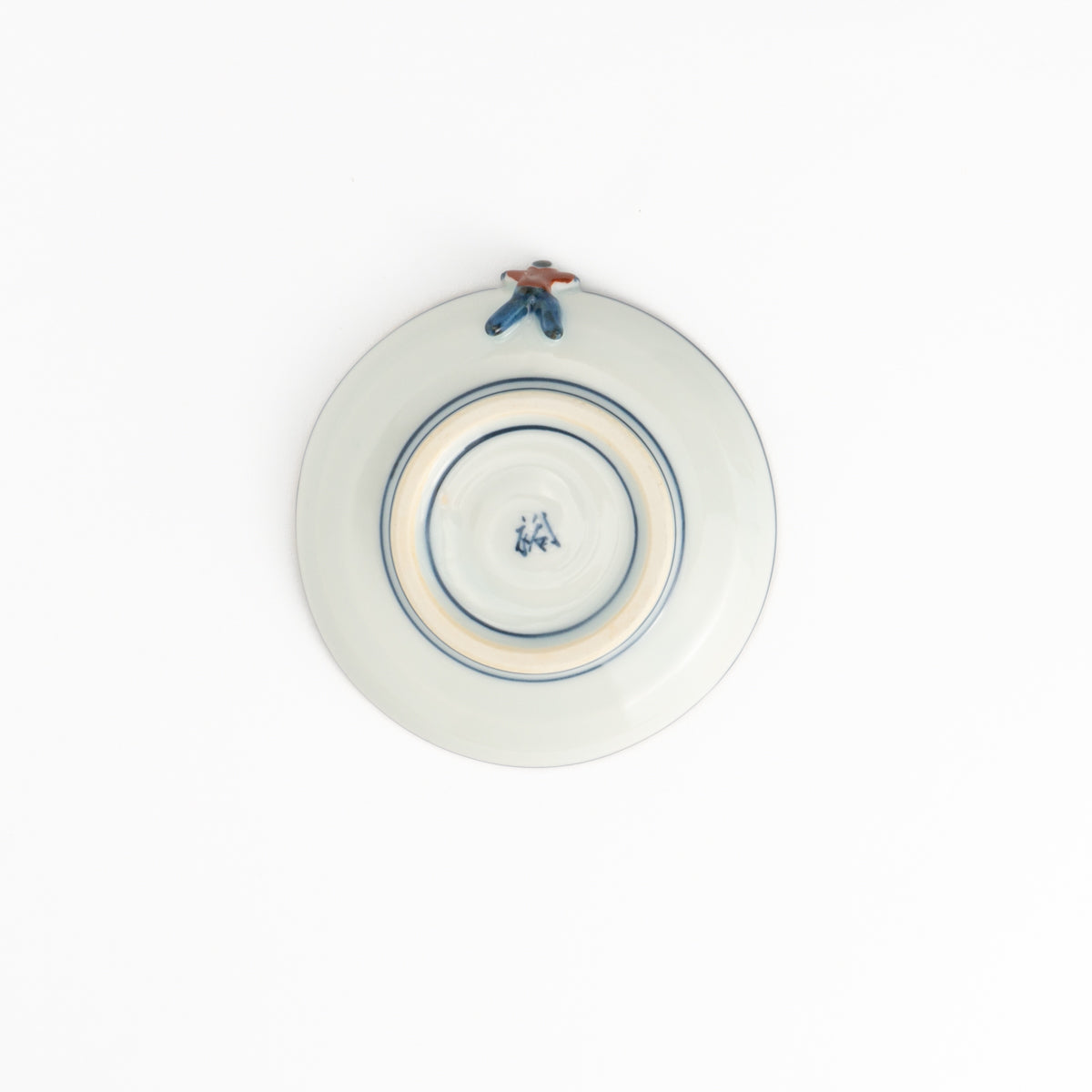 豆皿 帯交趾 一閑人七宝桜A 秀峰堂 - Handcrafted Japanese pottery from Kyoto - Kyo ware / Kiyomizu ware.