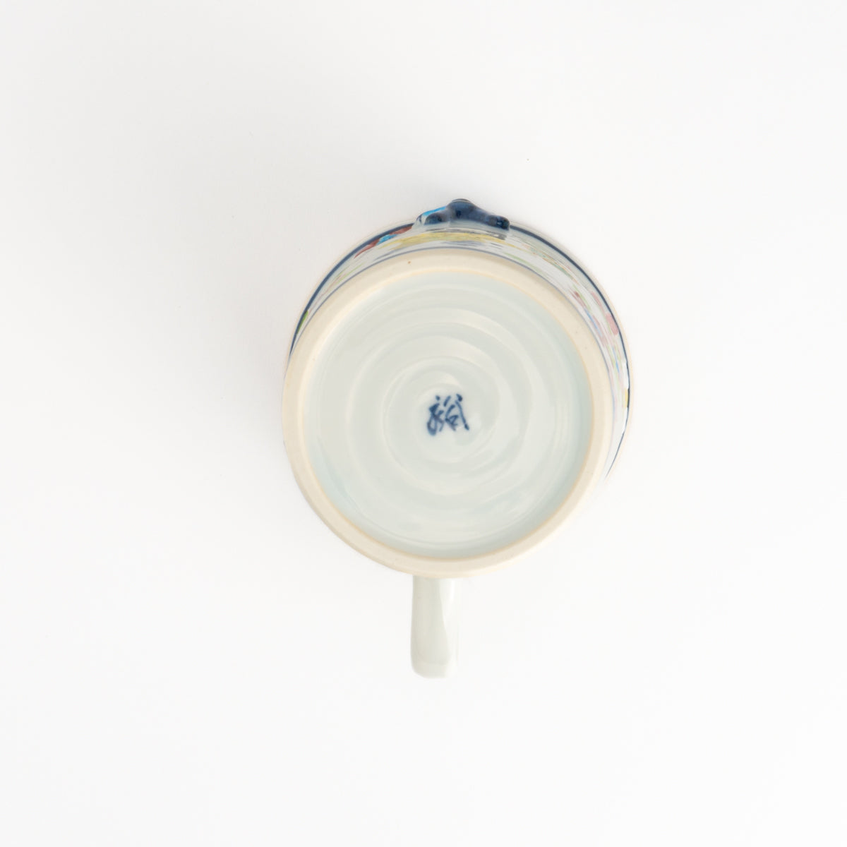 マグカップ 交趾一閑人唐子 秀峰堂 - Handcrafted Japanese pottery from Kyoto - Kyo ware / Kiyomizu ware.