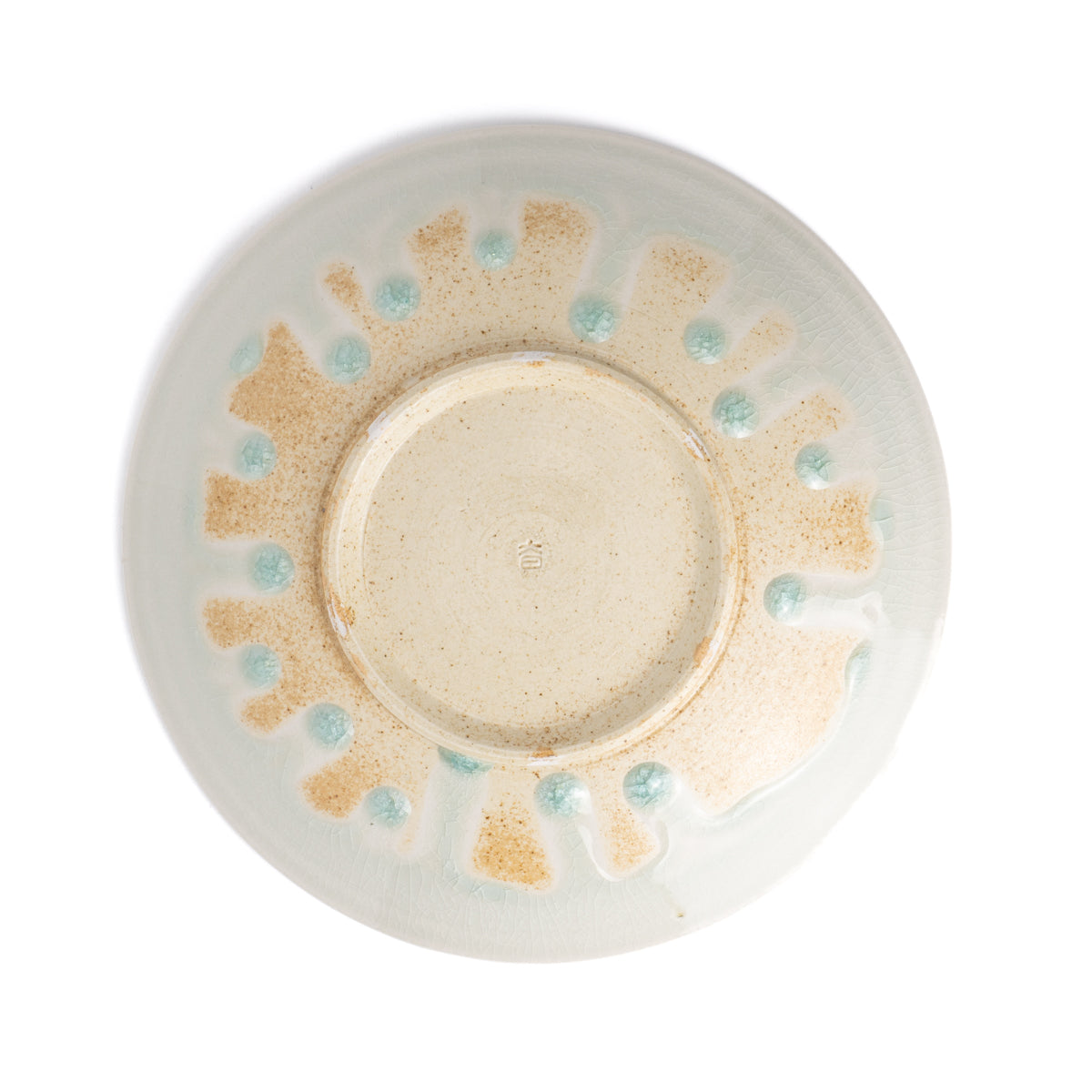 パスタ皿 灰釉A 大日窯 - Handcrafted Japanese pottery from Kyoto - Kyo ware / Kiyomizu ware.