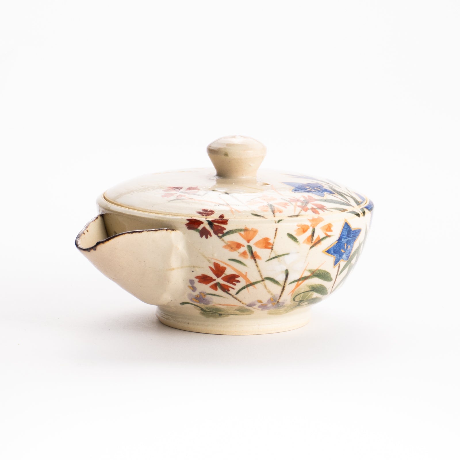 京都清水烧玉露宝瓶秋草｜俊山窑｜KOTOPOTTER