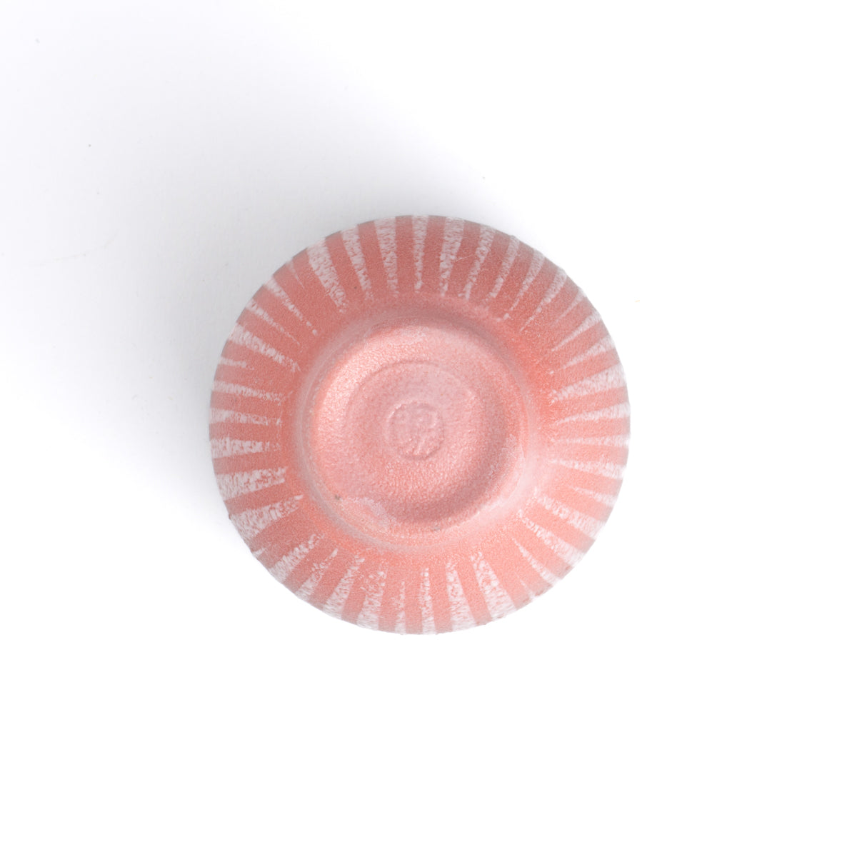 丸湯呑 釉泥彩 紅色 竹村陽太郎 - Handcrafted Japanese pottery from Kyoto - Kyo ware / Kiyomizu ware.