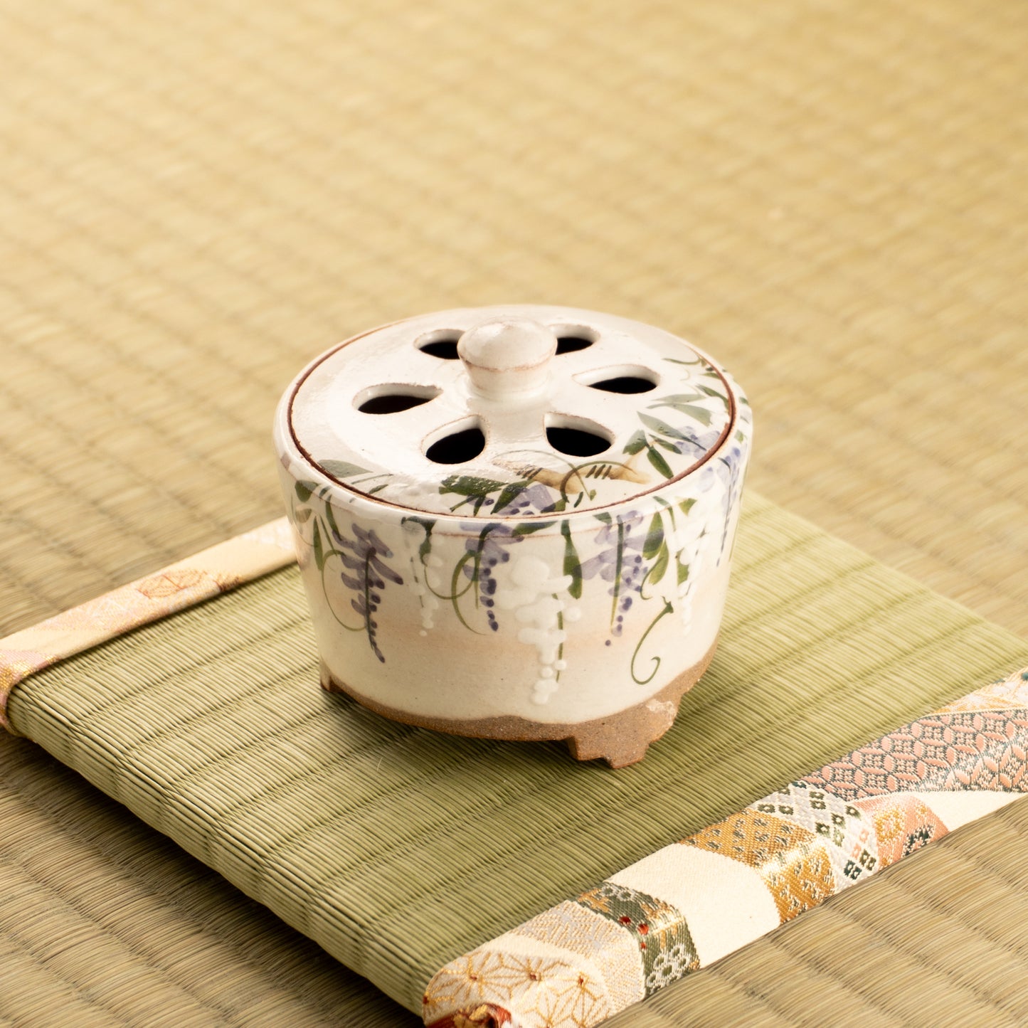 【清水焼】香炉 藤 俊山窯 KOTOPOTTER