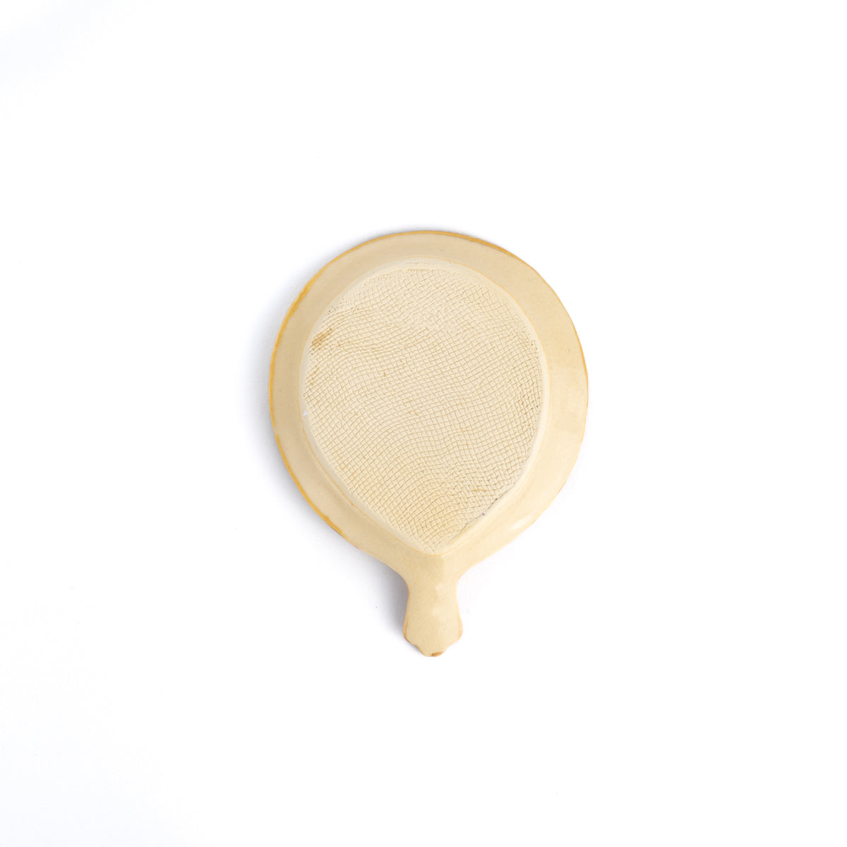 うちわ豆皿 染付絵「海老寿」 貴古窯 - Handcrafted Japanese pottery from Kyoto - Kyo ware / Kiyomizu ware.