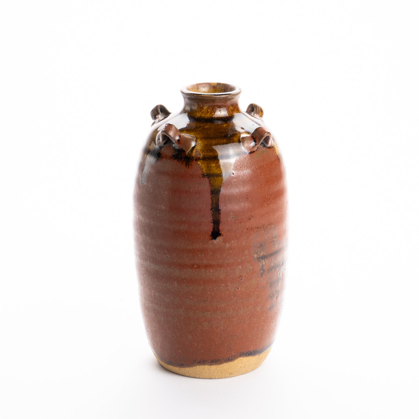 肩衝花瓶 鉄釉灰被り 桶谷定一 KOTOPOTTER