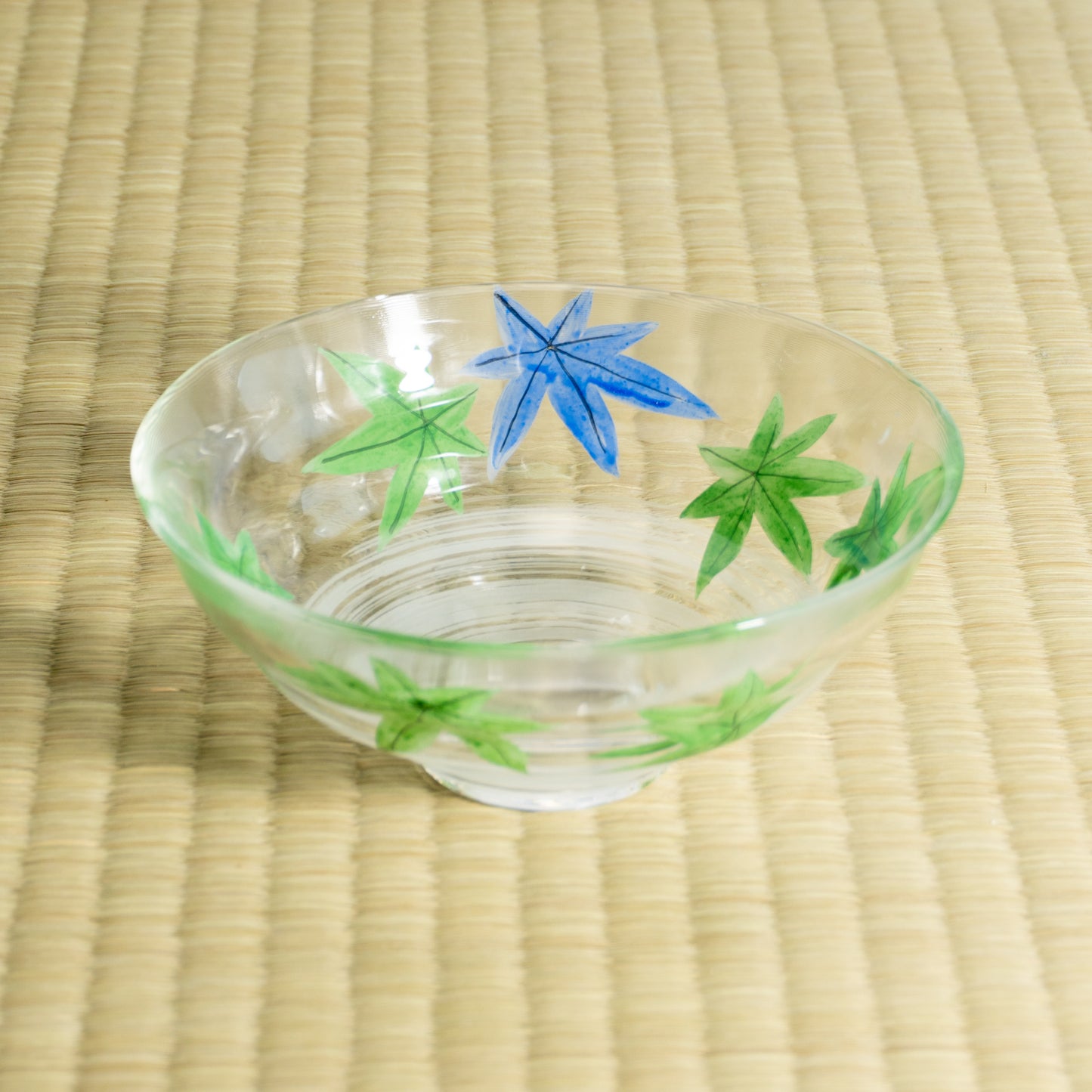 玻璃抹茶碗 青枫 海峰