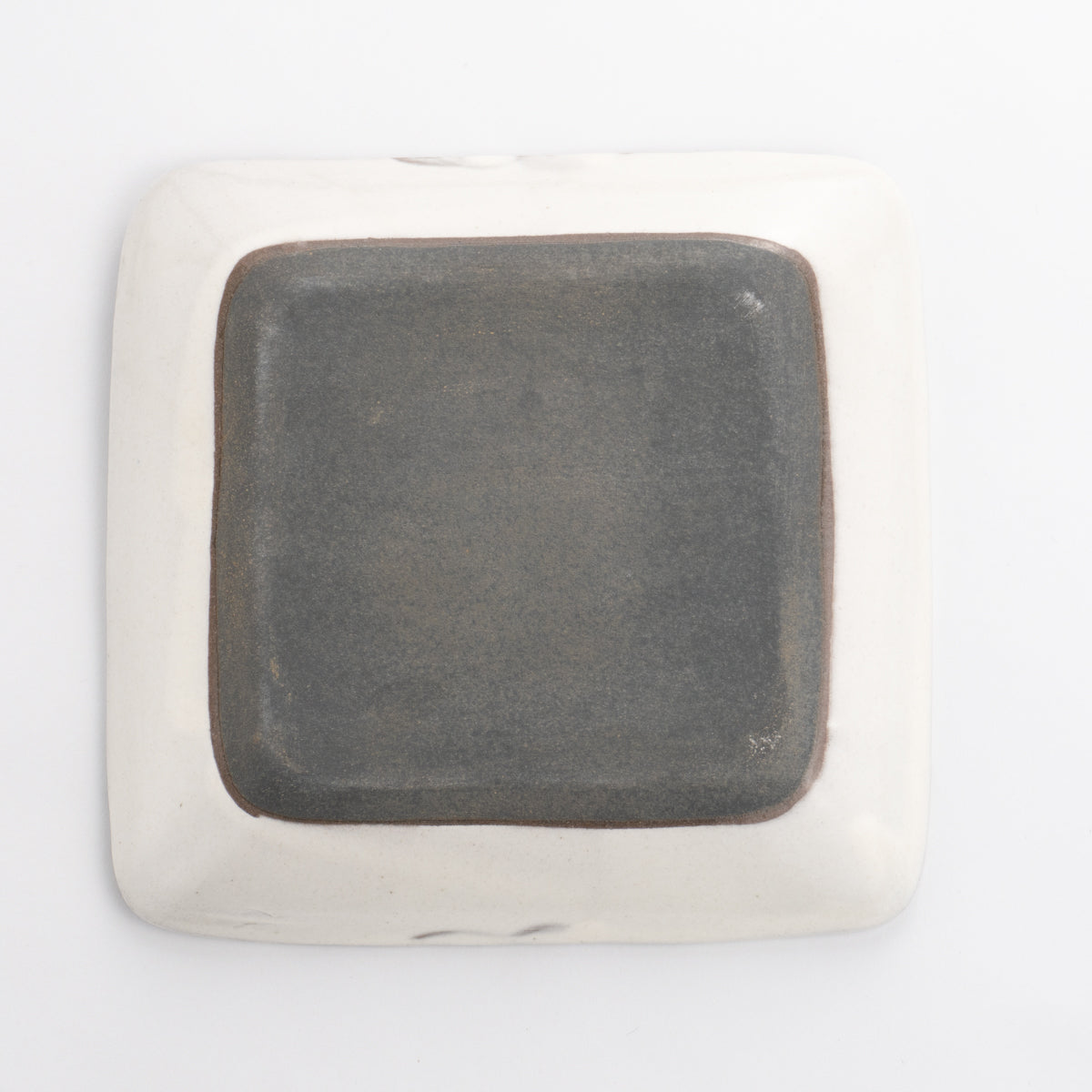 正角皿 ハシビロコウ 澤田卓伸 - Handcrafted Japanese pottery from Kyoto - Kyo ware / Kiyomizu ware.