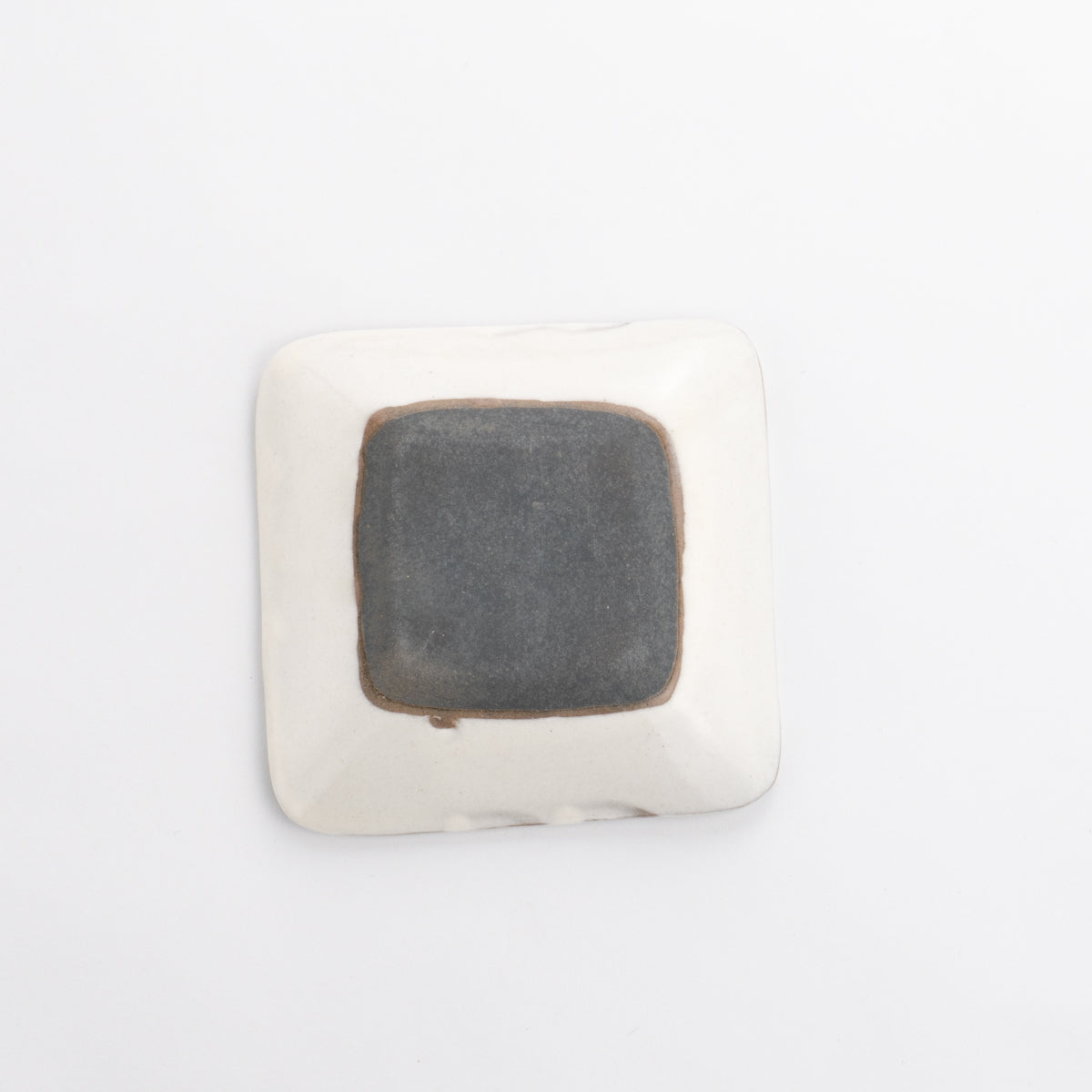 角小皿 カバ 澤田卓伸 - Handcrafted Japanese pottery from Kyoto - Kyo ware / Kiyomizu ware.