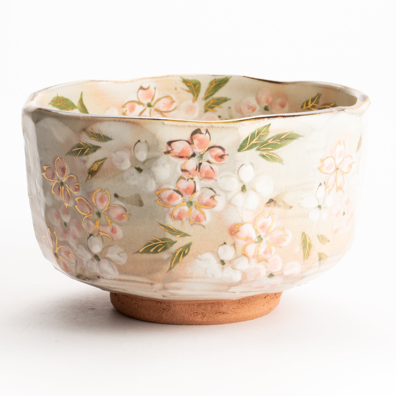 京都清水烧抹茶碗满开樱花｜俊山窑｜KOTOPOTTER