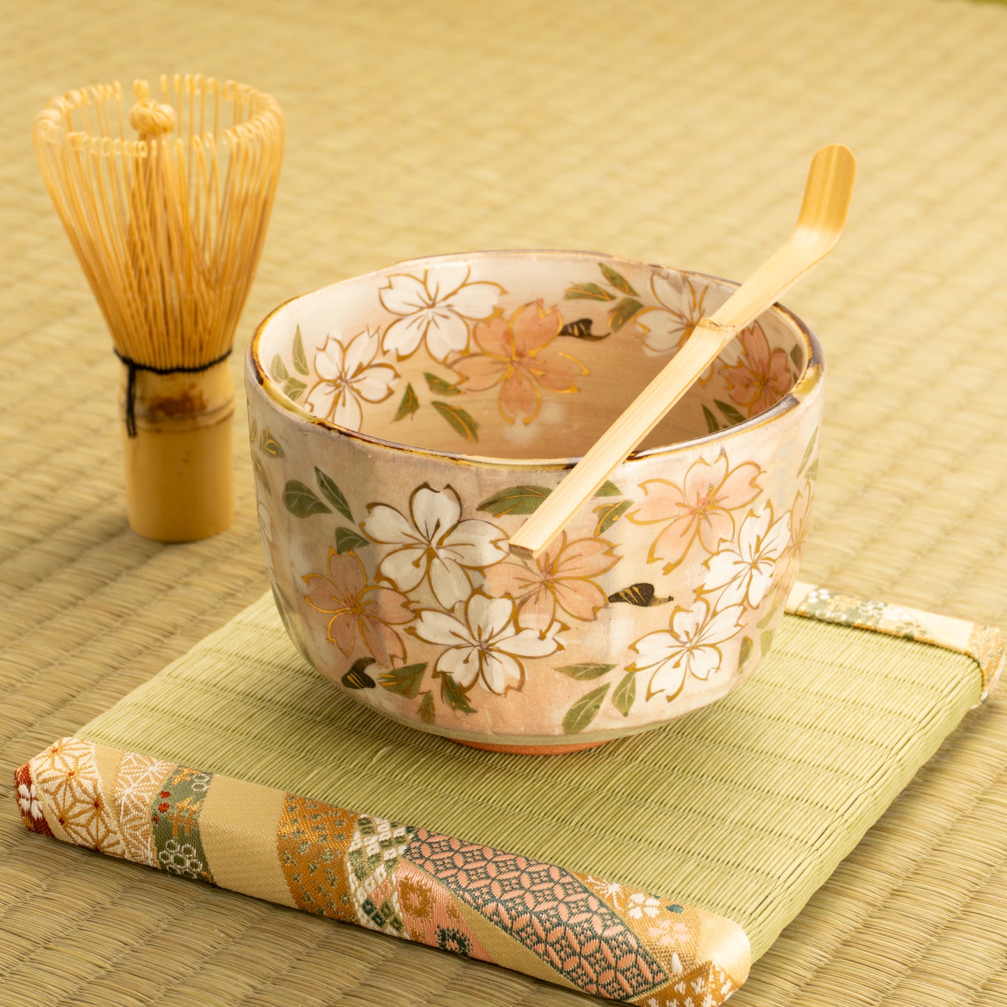 抹茶碗 桜之図 俊山窯 KOTOPOTTER