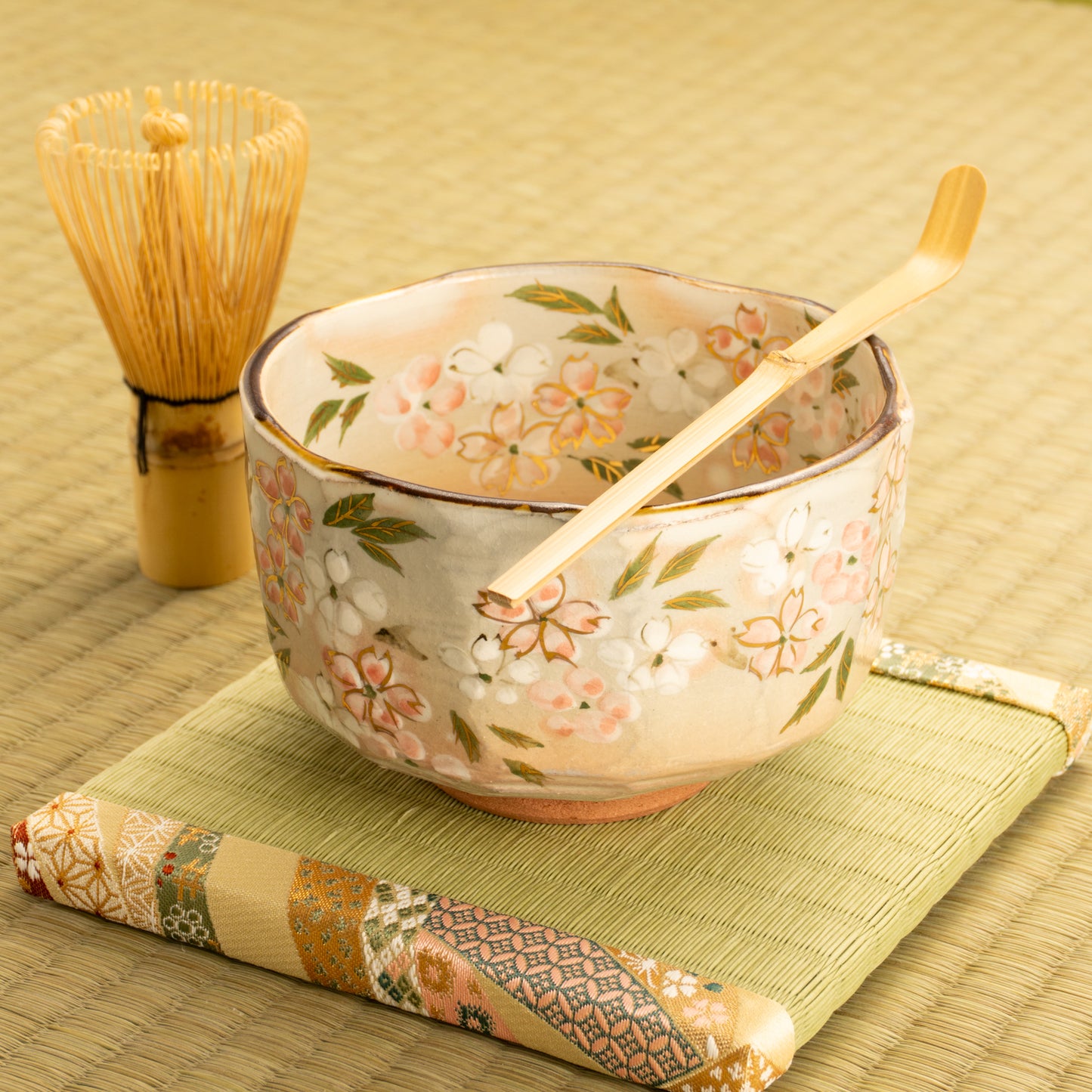 抹茶碗 満開桜 俊山窯 KOTOPOTTER