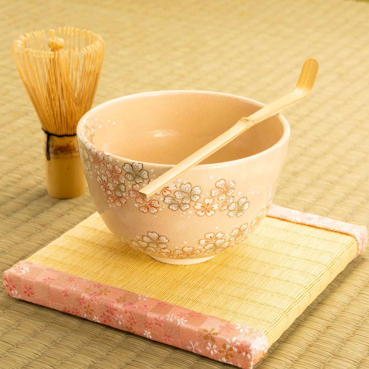 抹茶碗 桜 "金銀霞" 清水幹子 KOTOPOTTER