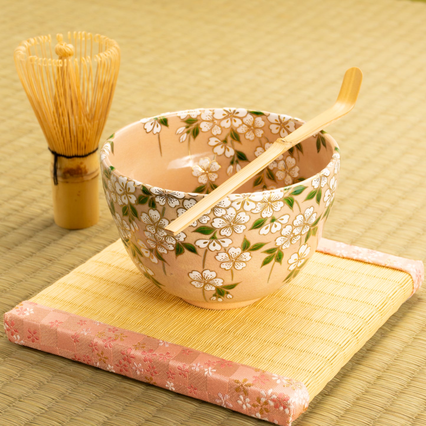 抹茶碗 枝垂れ桜 清水幹子 KOTOPOTTER