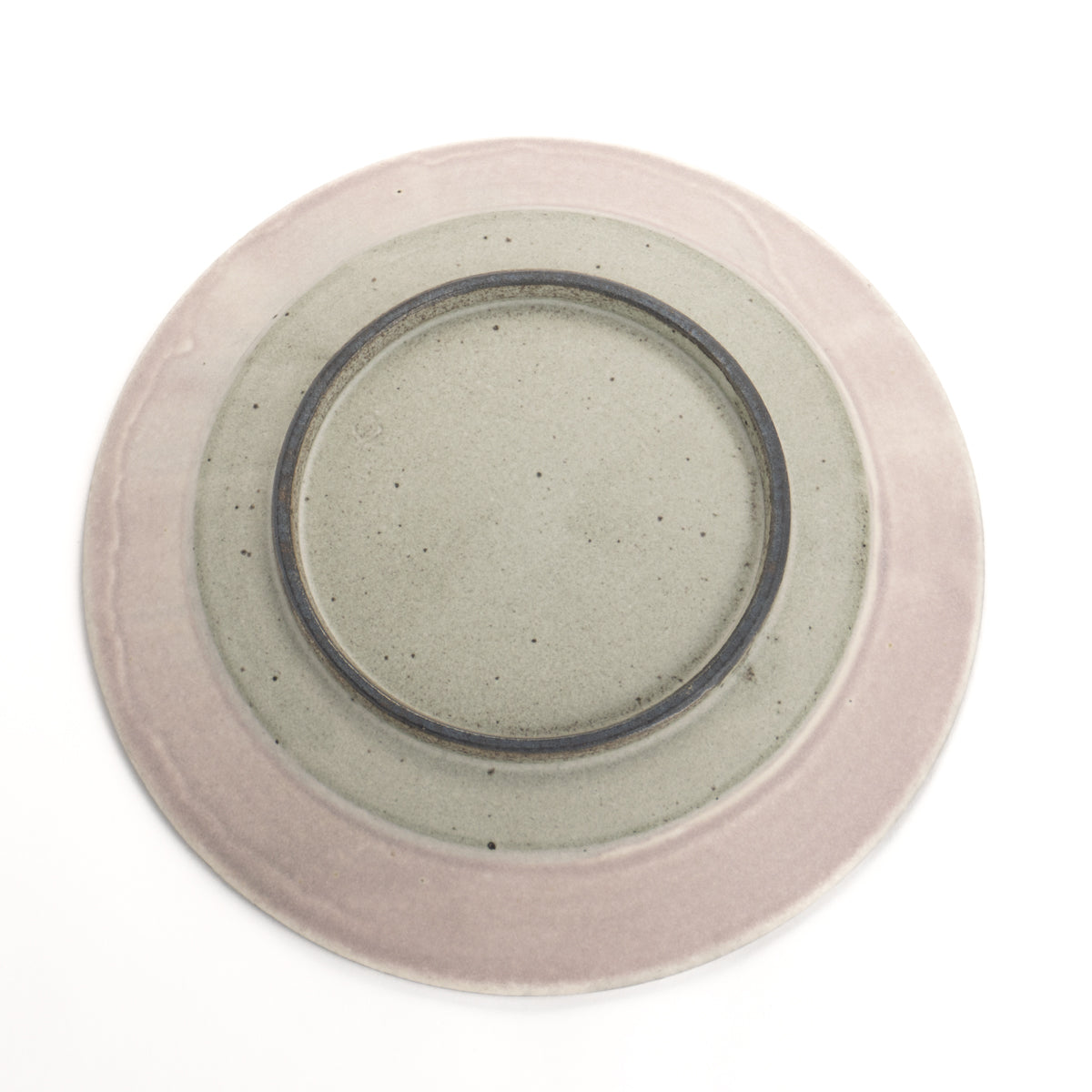 7寸皿 掛け分け 長元宏 - Handcrafted Japanese pottery from Kyoto - Kyo ware / Kiyomizu ware.