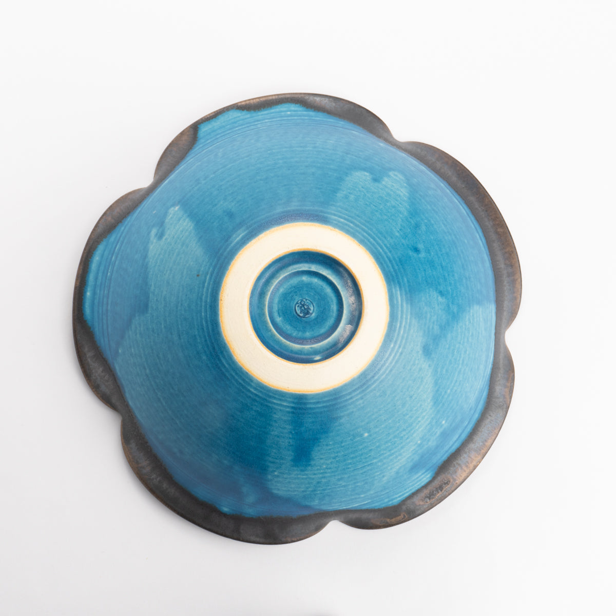 大鉢 ペルシャ釉 平安楽堂 - Handcrafted Japanese pottery from Kyoto - Kyo ware / Kiyomizu ware.