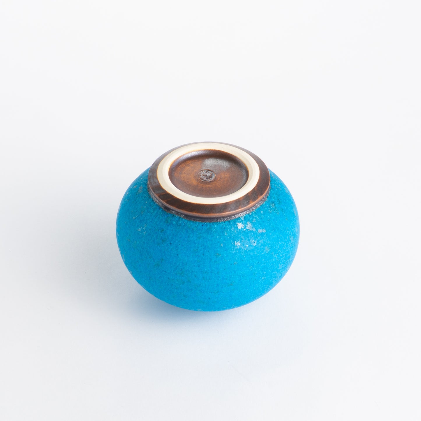 一輪生 碧彩結晶釉 岩華窯 高木竜太 - Handcrafted Japanese pottery from Kyoto - Kyo ware / Kiyomizu ware.
