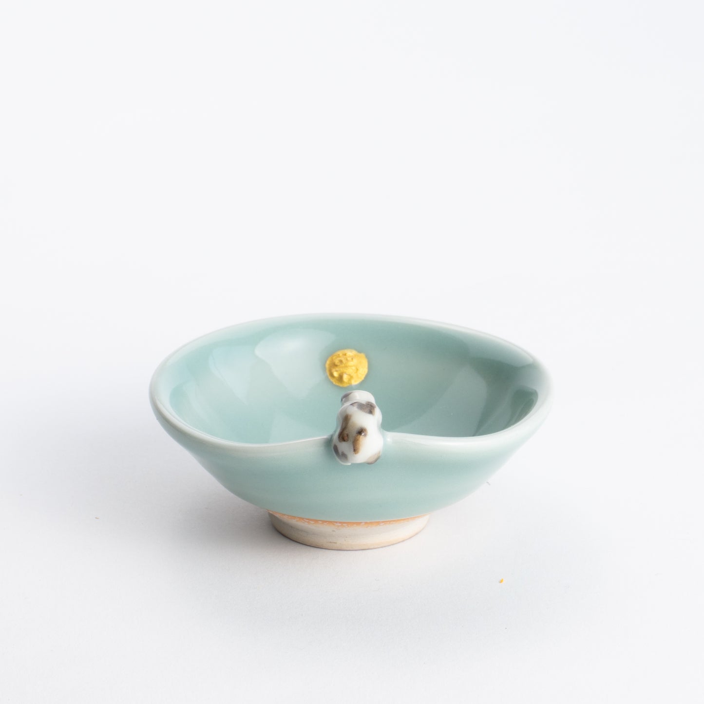 盃 こねこの夢 伯耆葉子 - Handcrafted Japanese pottery from Kyoto - Kyo ware / Kiyomizu ware.