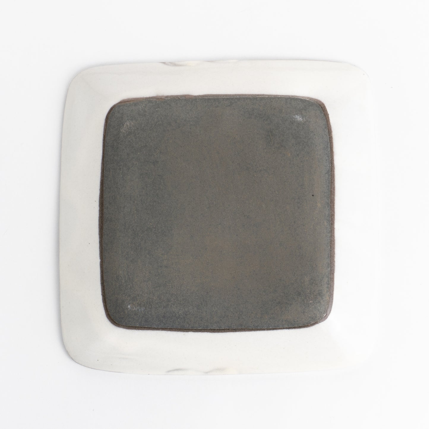 正角皿 クロクマ 澤田卓伸 - Handcrafted Japanese pottery from Kyoto - Kyo ware / Kiyomizu ware.