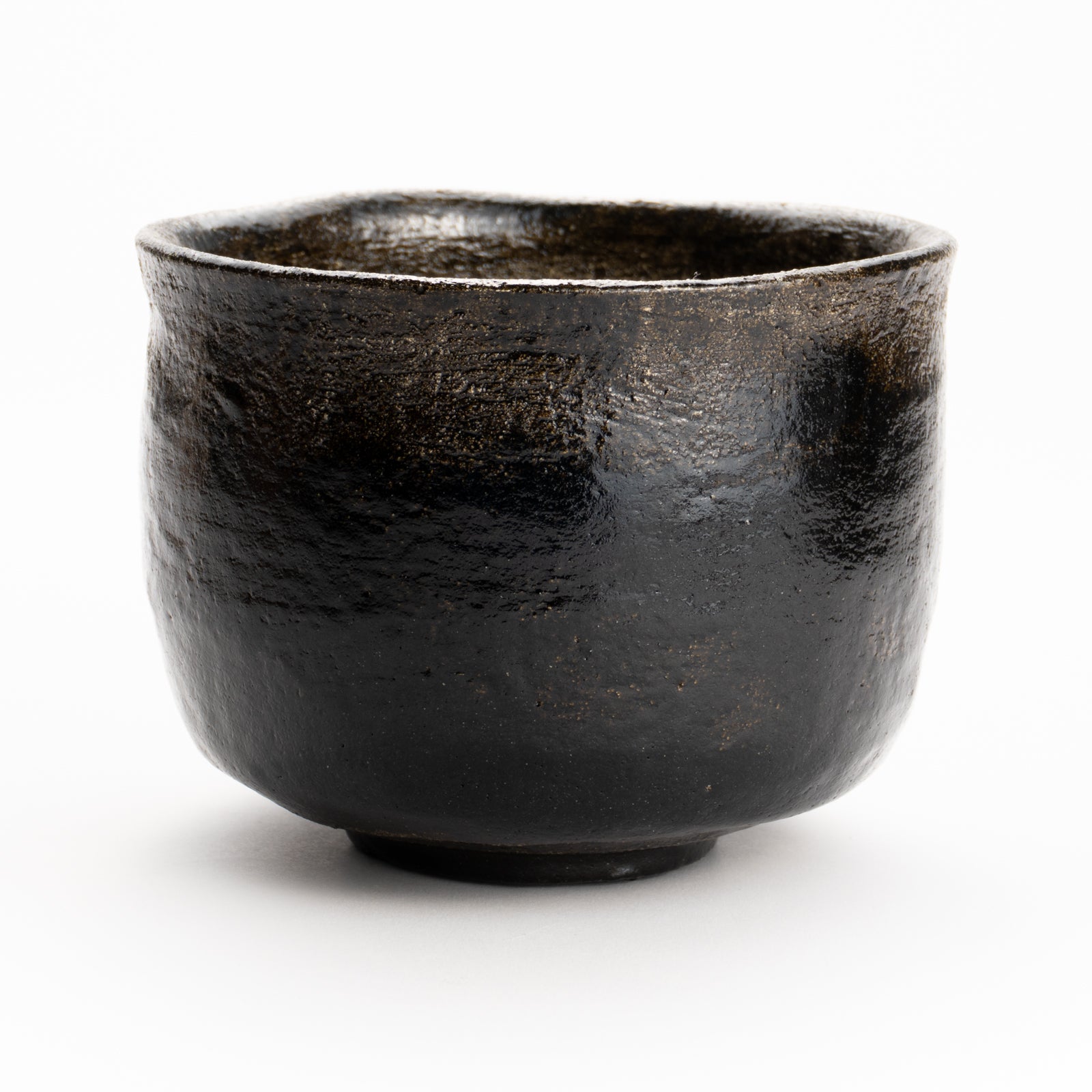 京都 清水焼】抹茶碗 黒楽