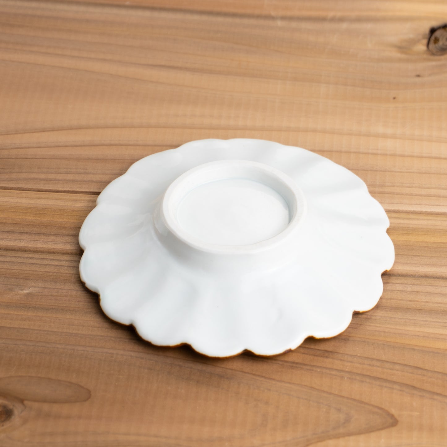 絵皿 お気に入りのぬいぐるみ オレンジ タナカ製陶 - Handcrafted Japanese pottery from Kyoto - Kyo ware / Kiyomizu ware.