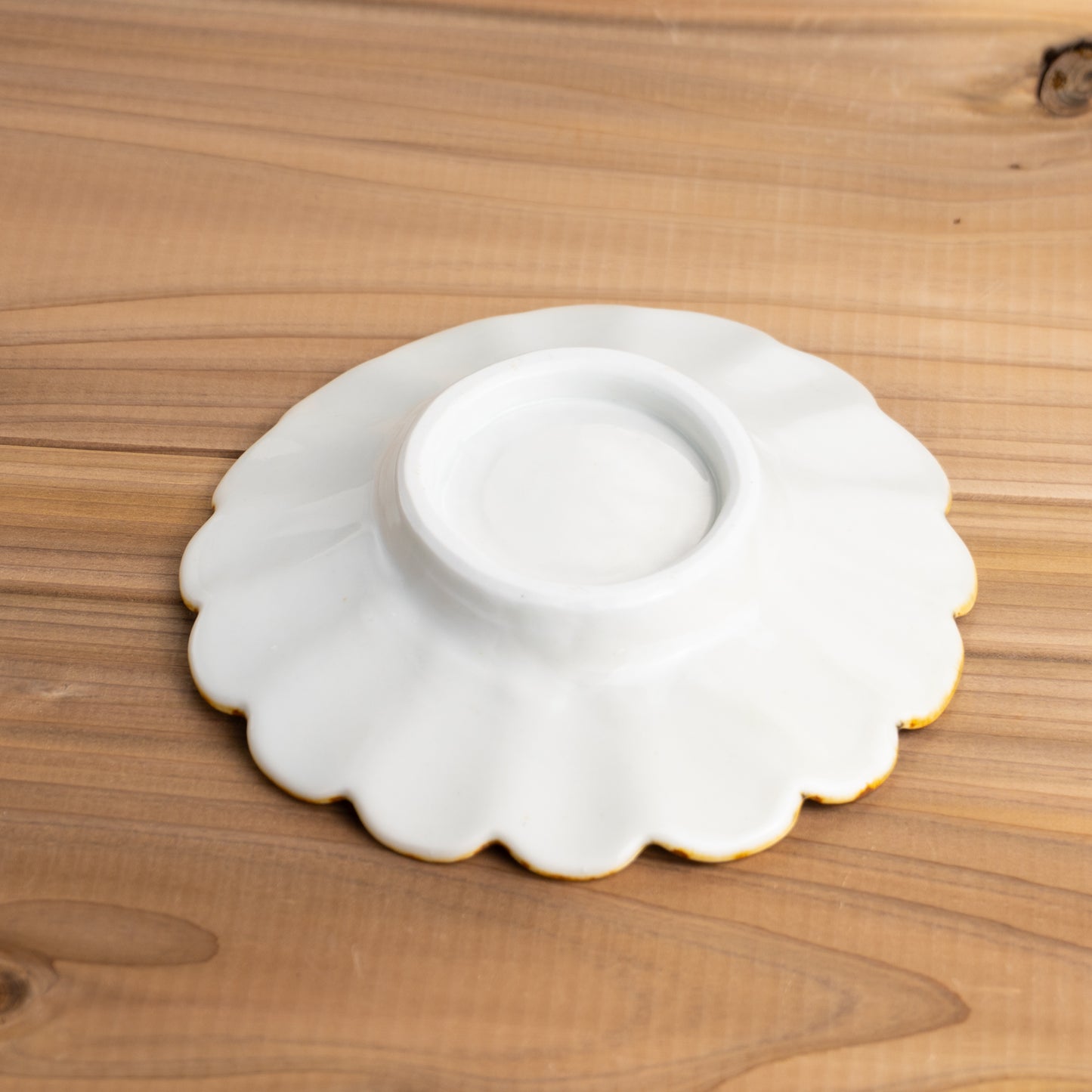 絵皿 お気に入りのぬいぐるみ ブルー タナカ製陶 - Handcrafted Japanese pottery from Kyoto - Kyo ware / Kiyomizu ware.