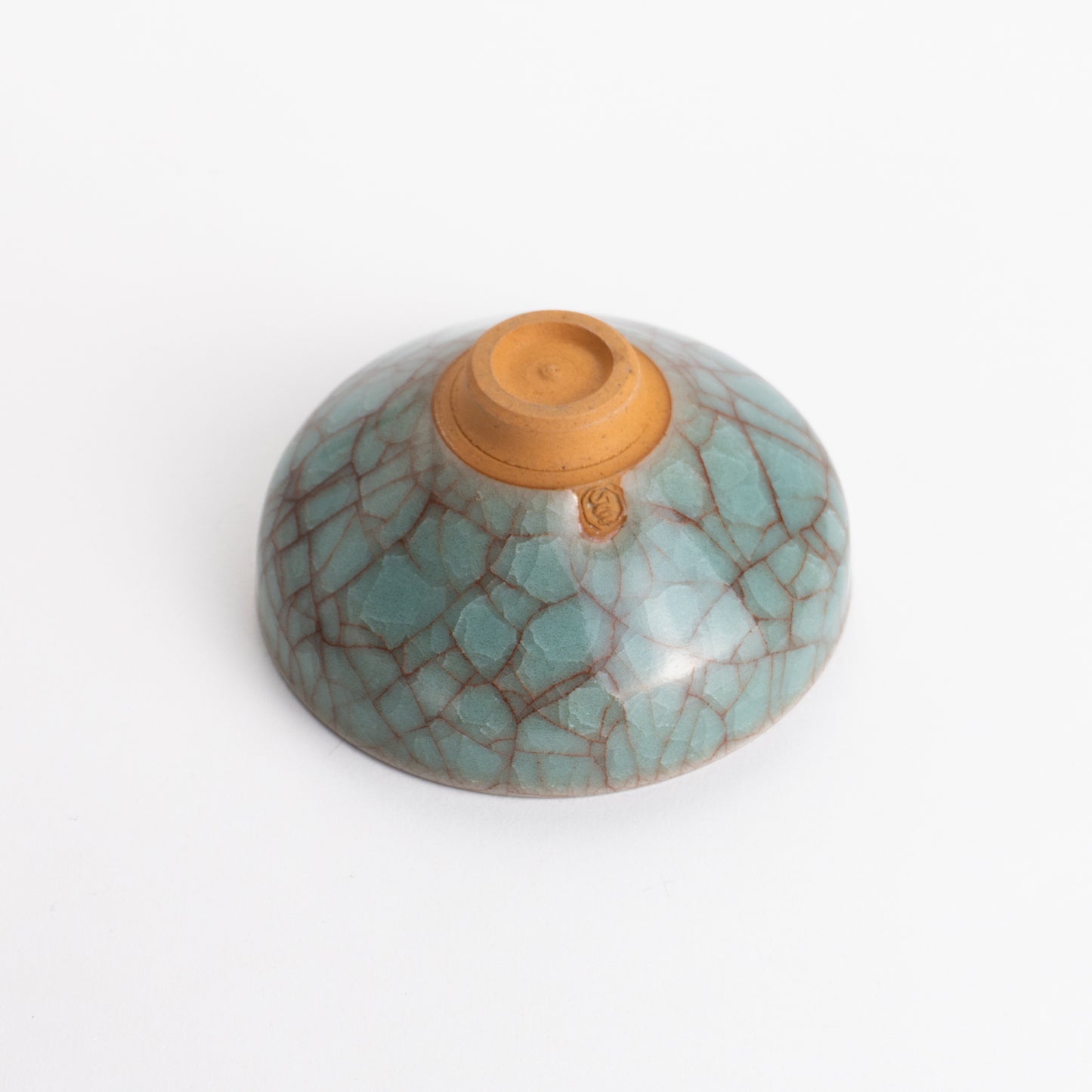 ぐい呑 青瓷 3B 和泉良法 - Handcrafted Japanese pottery from Kyoto - Kyo ware / Kiyomizu ware.