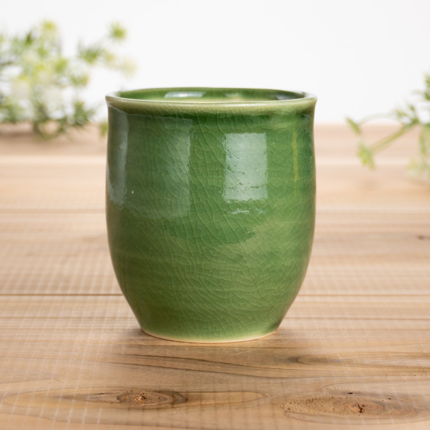 湯呑(小) 仲良し猫C 工房咲楽 - Handcrafted Japanese pottery from Kyoto - Kyo ware / Kiyomizu ware.