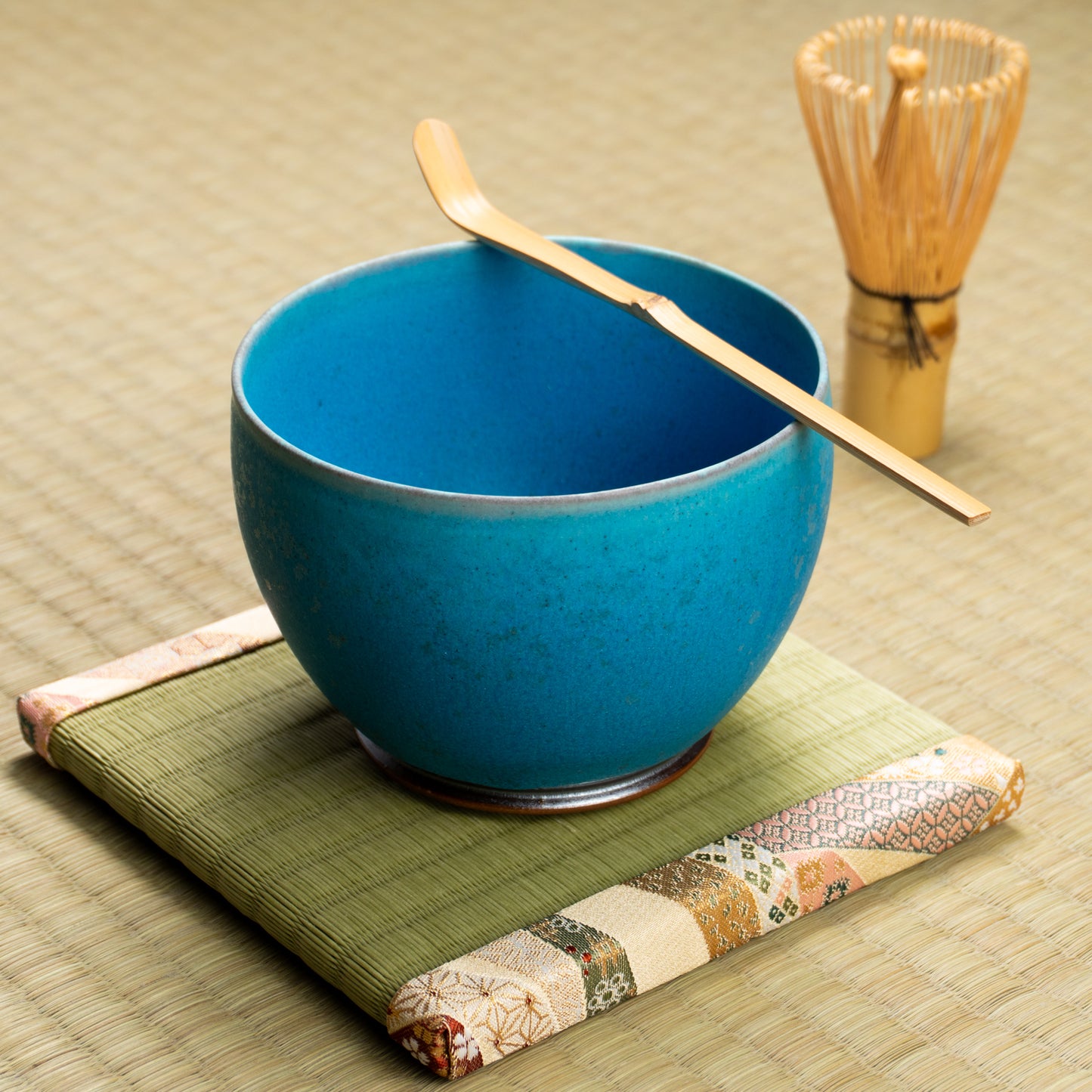 抹茶碗/カフェオレボウル 碧釉 高木竜太 KOTOPOTTER