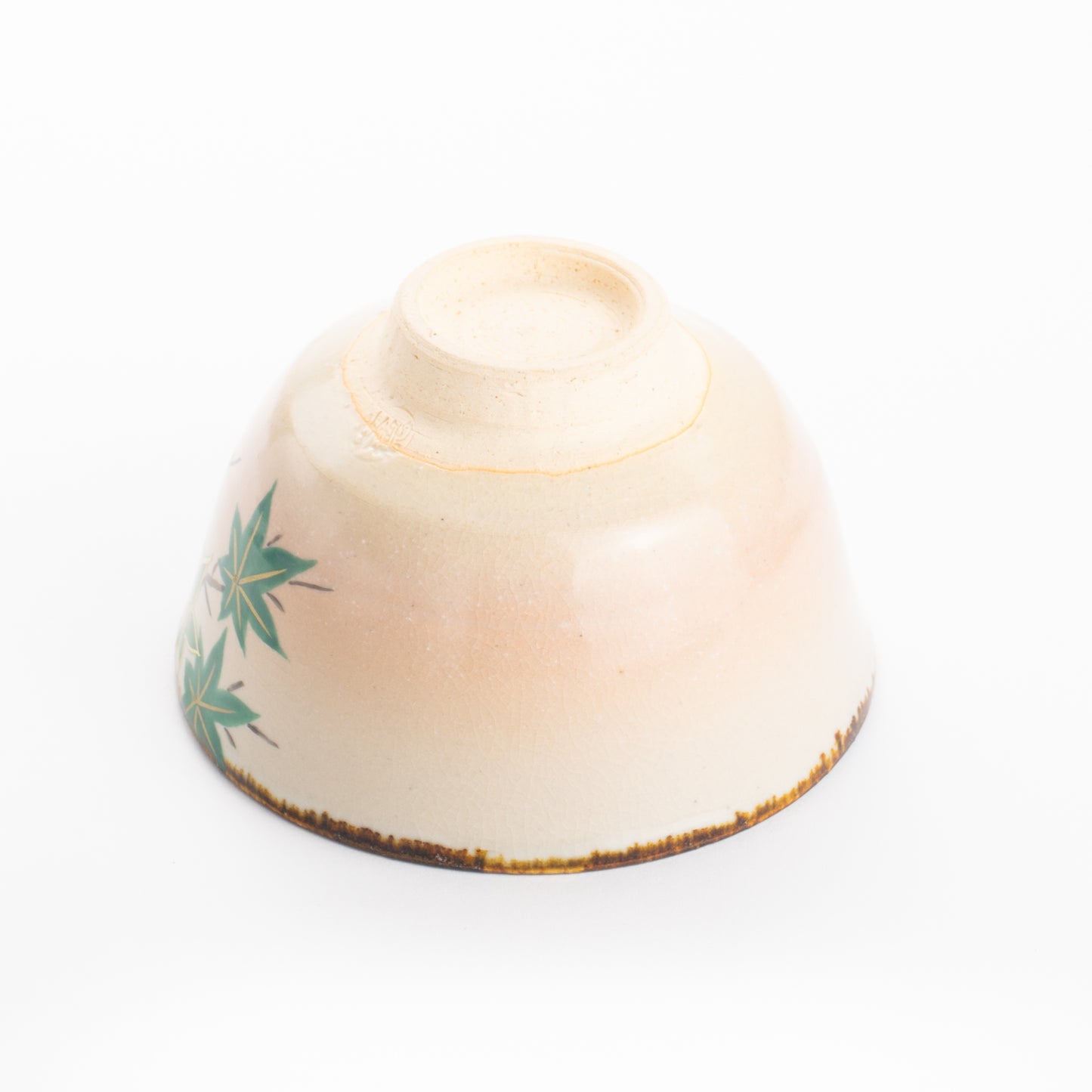 抹茶碗 青楓 安徳 - Handcrafted Japanese pottery from Kyoto - Kyo ware / Kiyomizu ware.