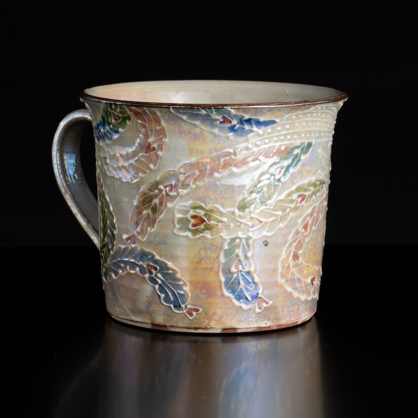 【清水焼】マグカップ ラスター彩 鳳凰 俊山窯 KOTOPOTTER