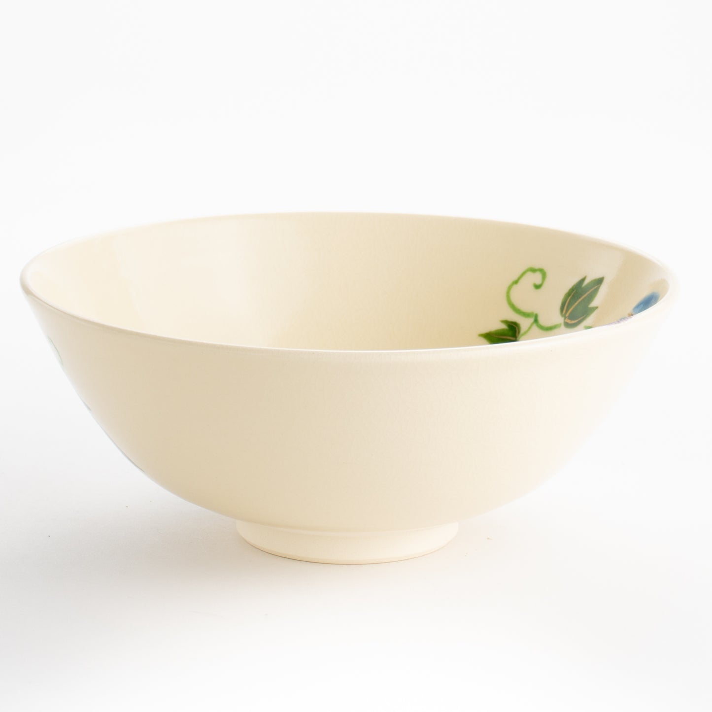 【清水焼】平抹茶碗 朝顔 宝泉 KOTOPOTTER