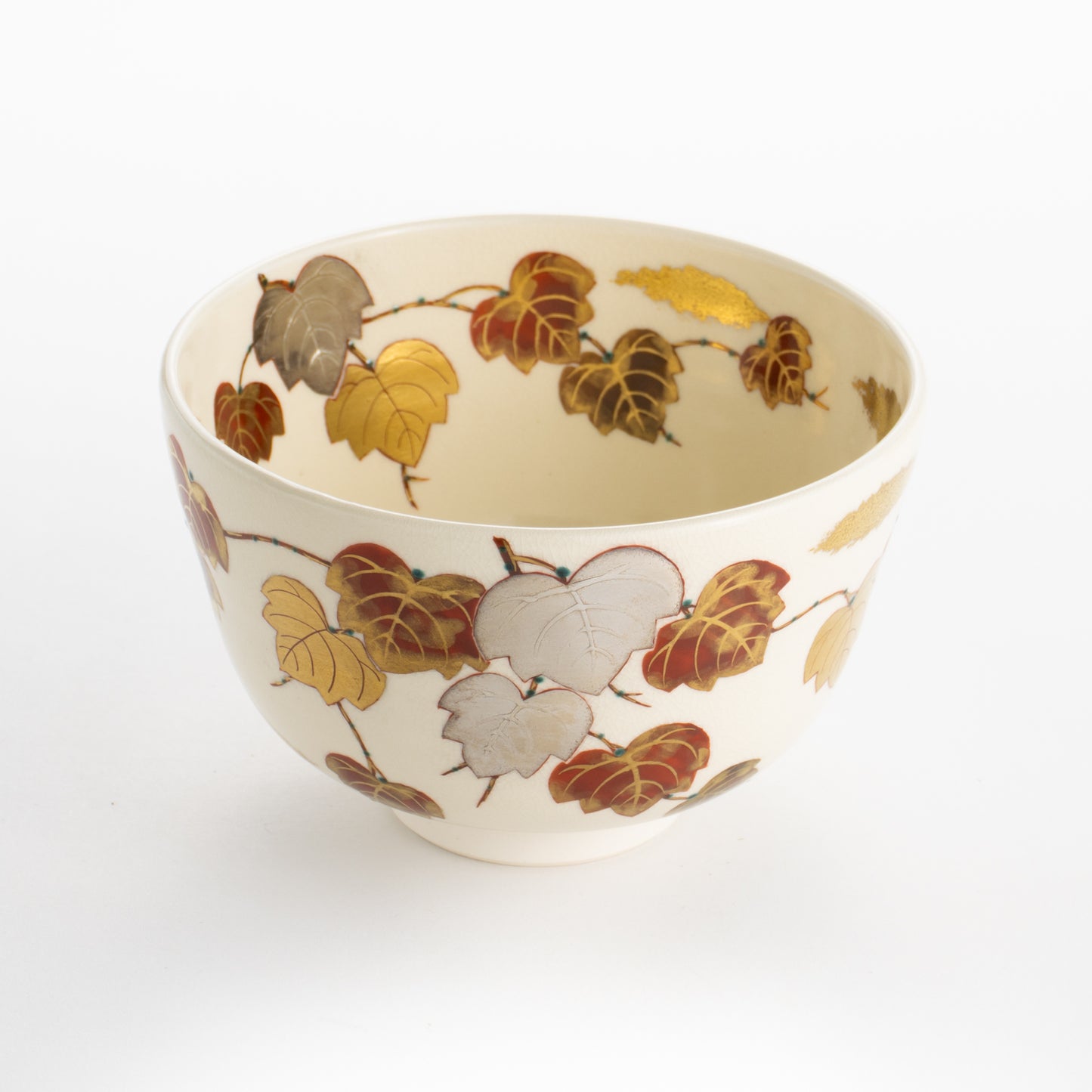 【清水焼】抹茶碗 蔦画 雄峰 KOTOPOTTER