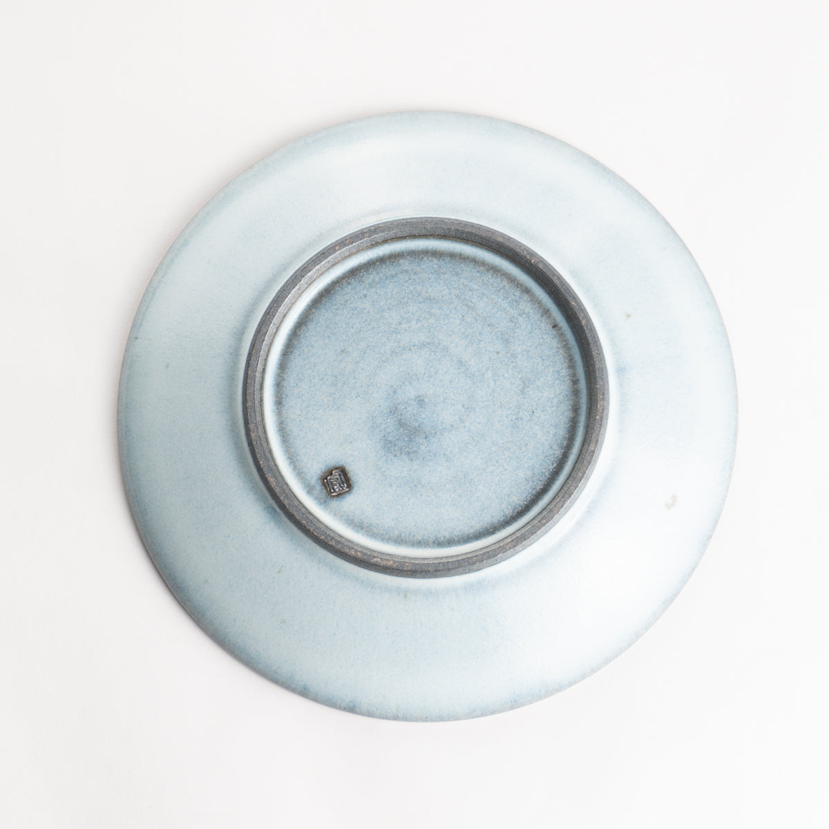 6寸皿 月白 長元宏 - Handcrafted Japanese pottery from Kyoto - Kyo ware / Kiyomizu ware.