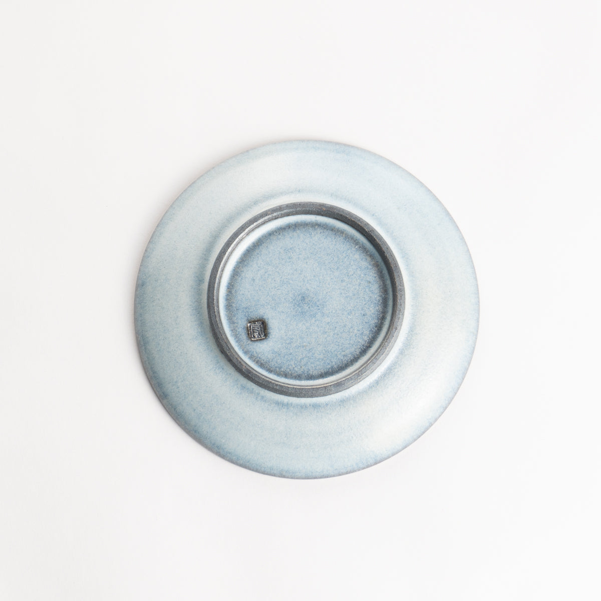 小皿 月白 長元宏 - Handcrafted Japanese pottery from Kyoto - Kyo ware / Kiyomizu ware.