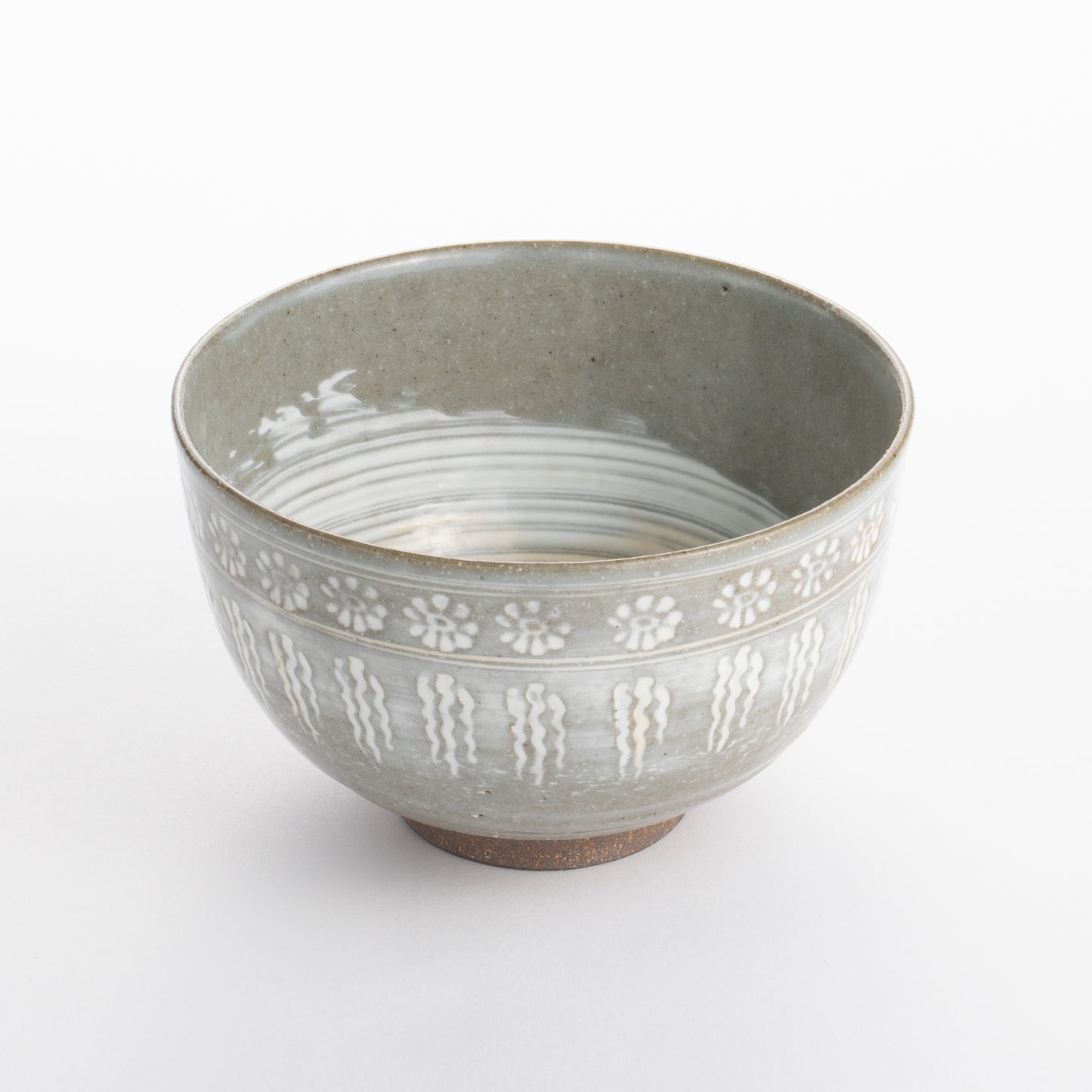 抹茶碗 三島 与し三 - Handcrafted Japanese pottery from Kyoto - Kyo ware / Kiyomizu ware.