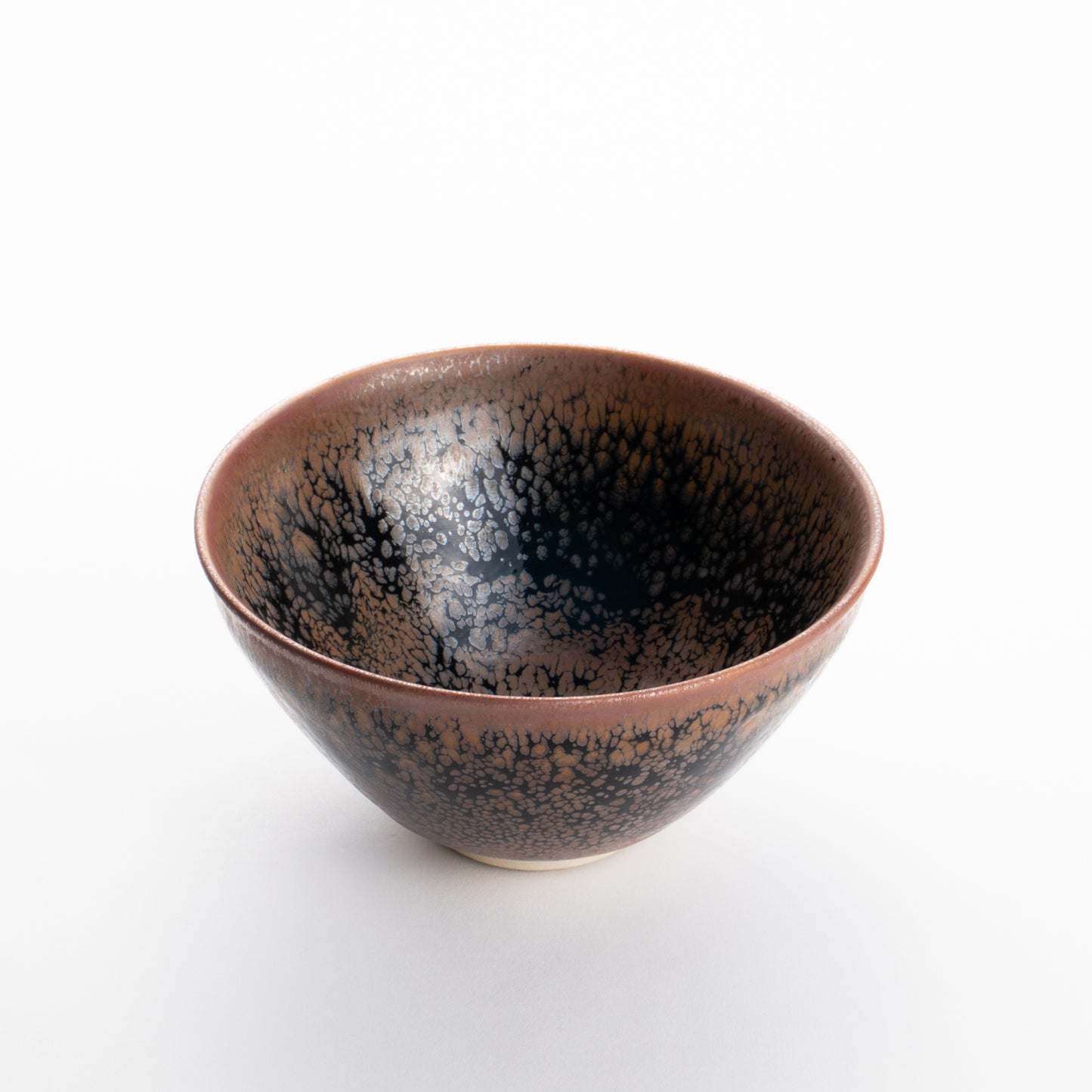 抹茶碗 天目1B 桶谷定一 - Handcrafted Japanese pottery from Kyoto - Kyo ware / Kiyomizu ware.