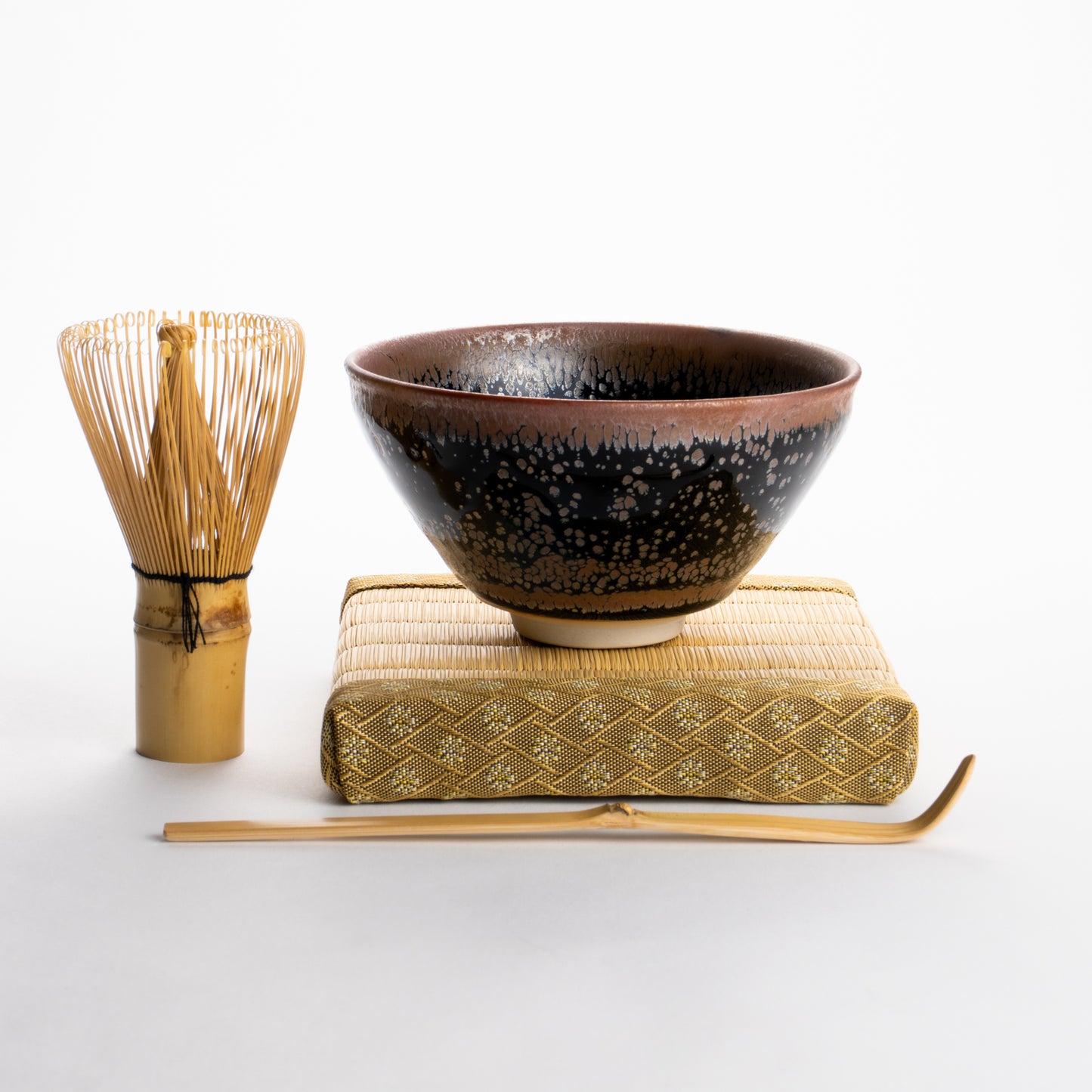 抹茶碗 天目 1D 桶谷定一 - Handcrafted Japanese pottery from Kyoto - Kyo ware / Kiyomizu ware.
