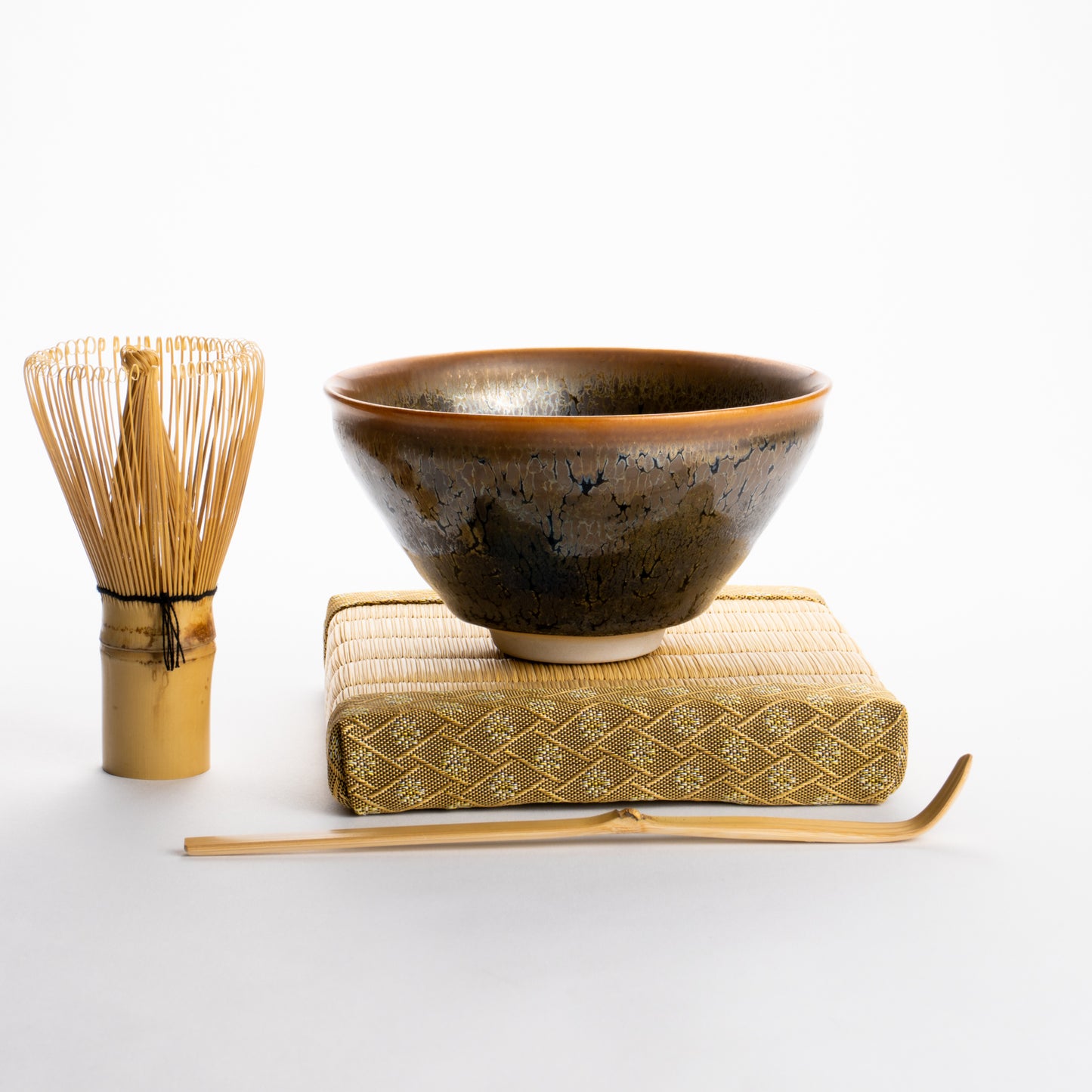 抹茶碗 天目 1E 桶谷定一 - Handcrafted Japanese pottery from Kyoto - Kyo ware / Kiyomizu ware.